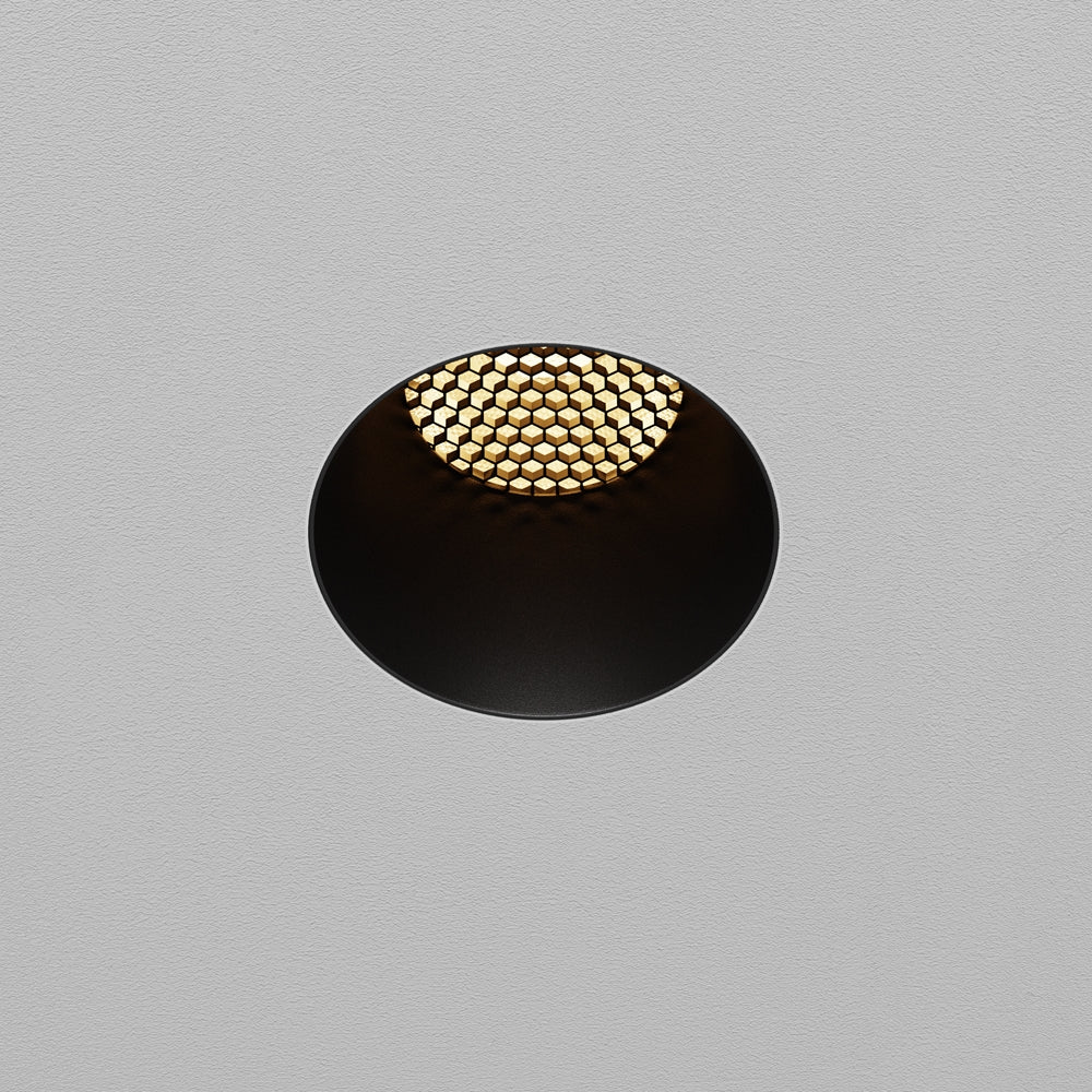 Maytoni downlight Dip LED 50° vgradna okrogla svetilka, črna