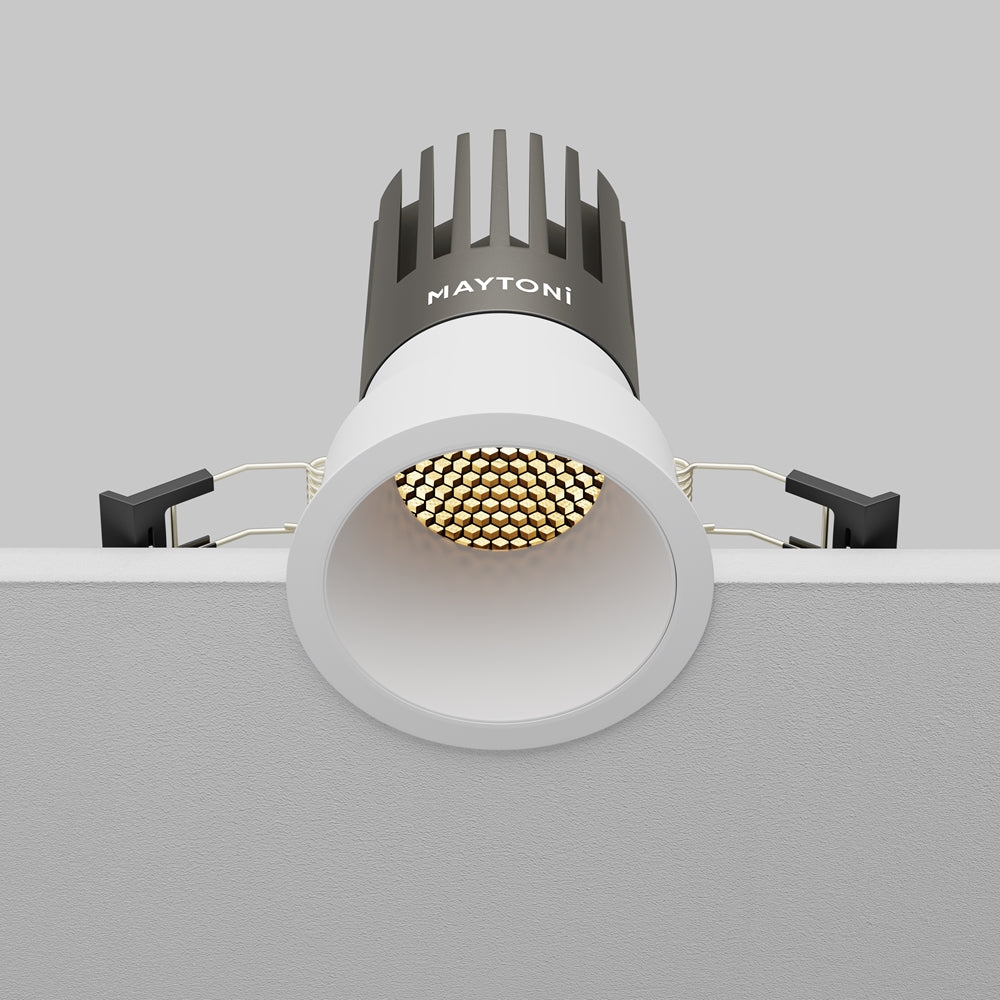 Maytoni downlight Dip LED 50° vgradna okrogla svetilka, bela