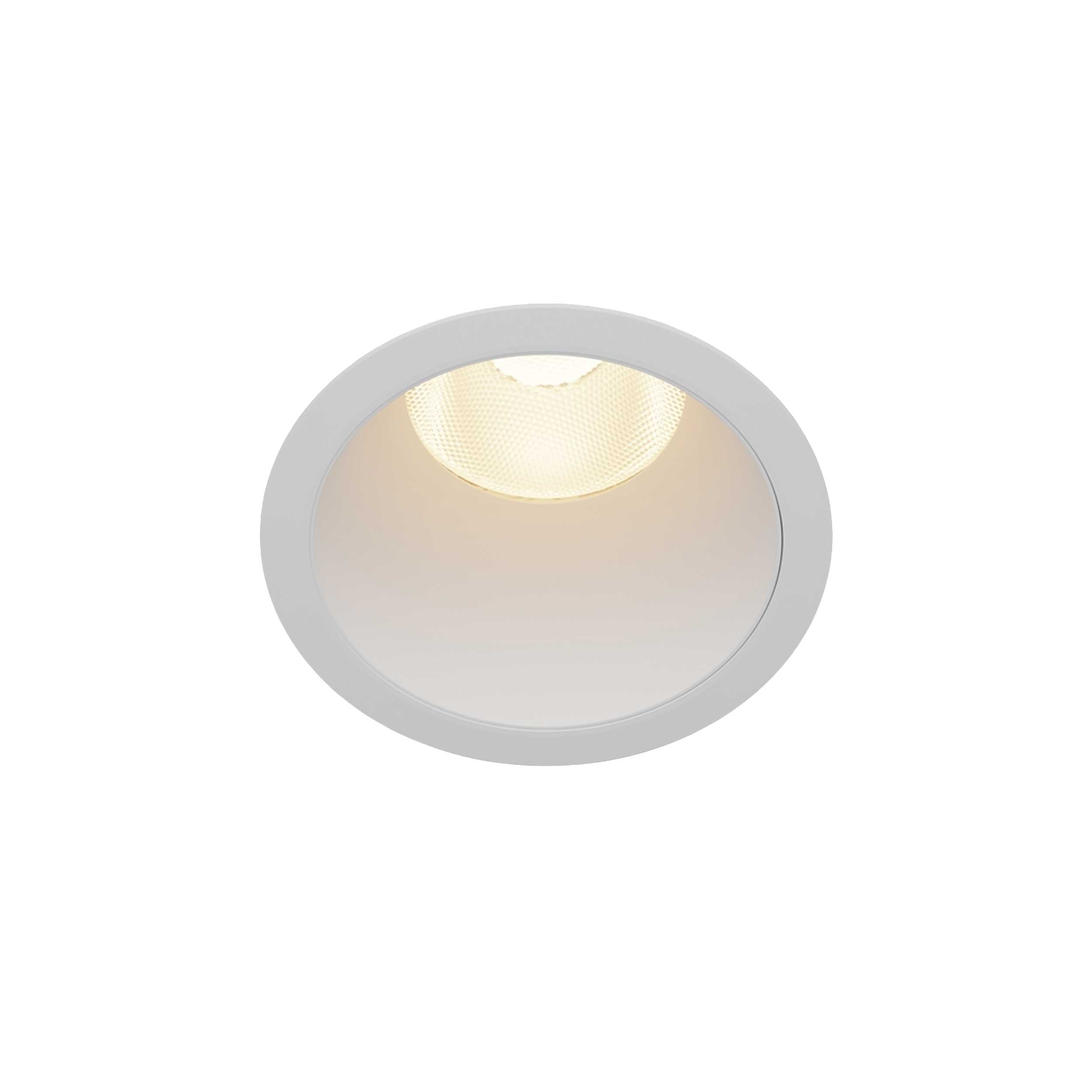 Maytoni downlight Dip LED 50° vgradna okrogla svetilka, bela