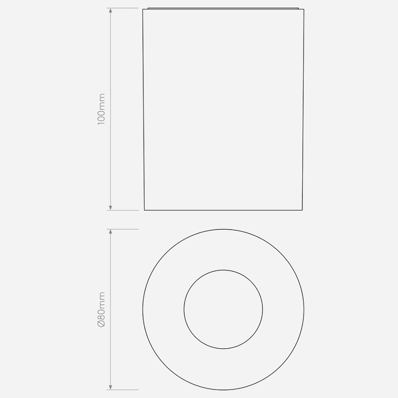 Astro Kos LED kulaté přisazené svítidlo IP65