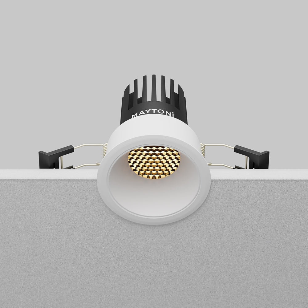 Maytoni downlight Dip LED 50° vgradna okrogla svetilka, bela