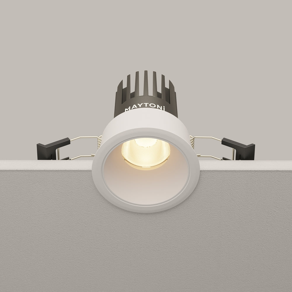 Maytoni downlight Dip LED 50° vgradna okrogla svetilka, bela