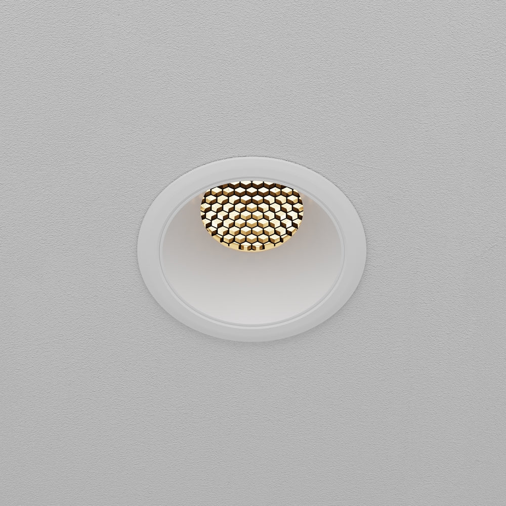 Maytoni downlight Dip LED 50° vgradna okrogla svetilka, bela