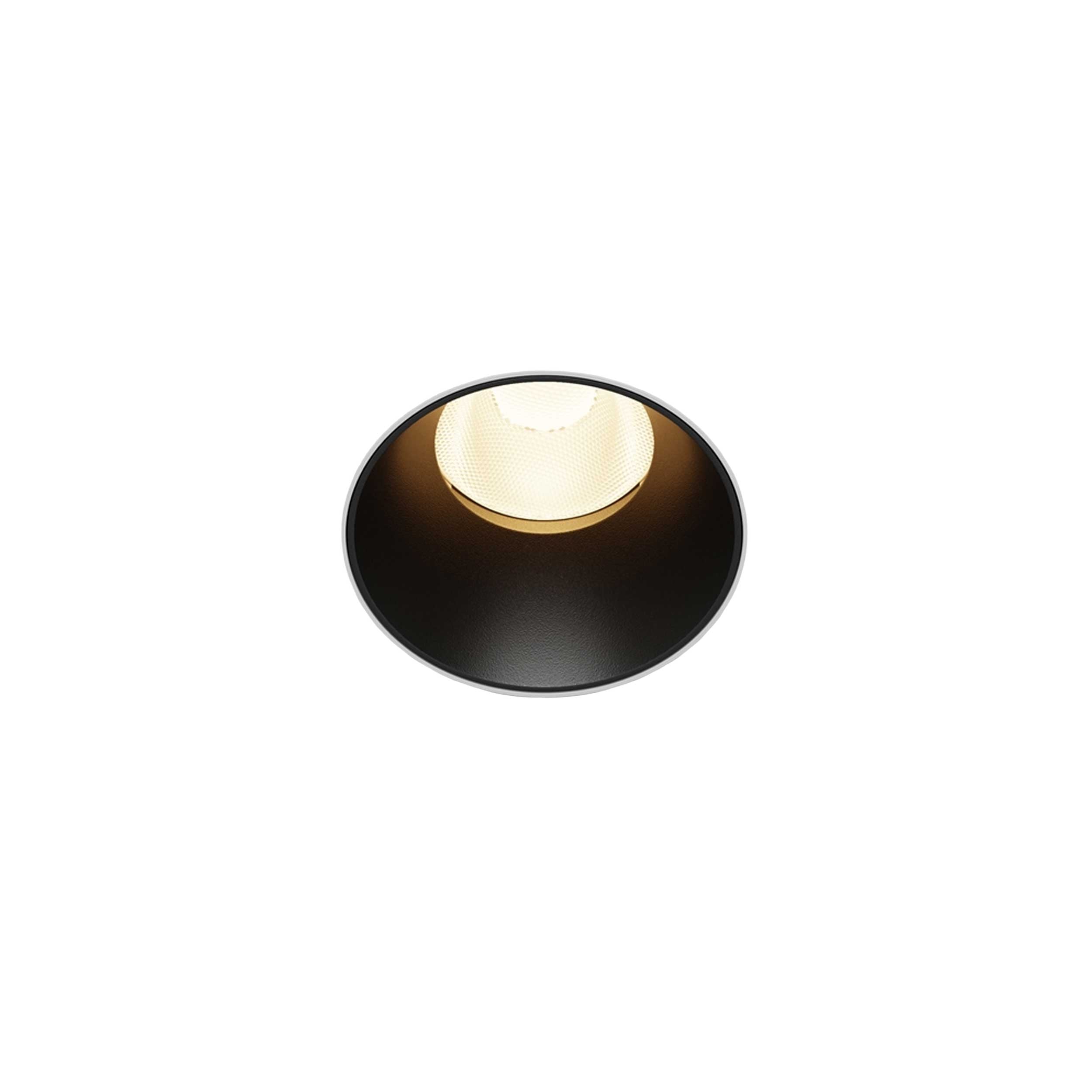 Maytoni downlight Dip LED 50° vgradna okrogla svetilka, črna