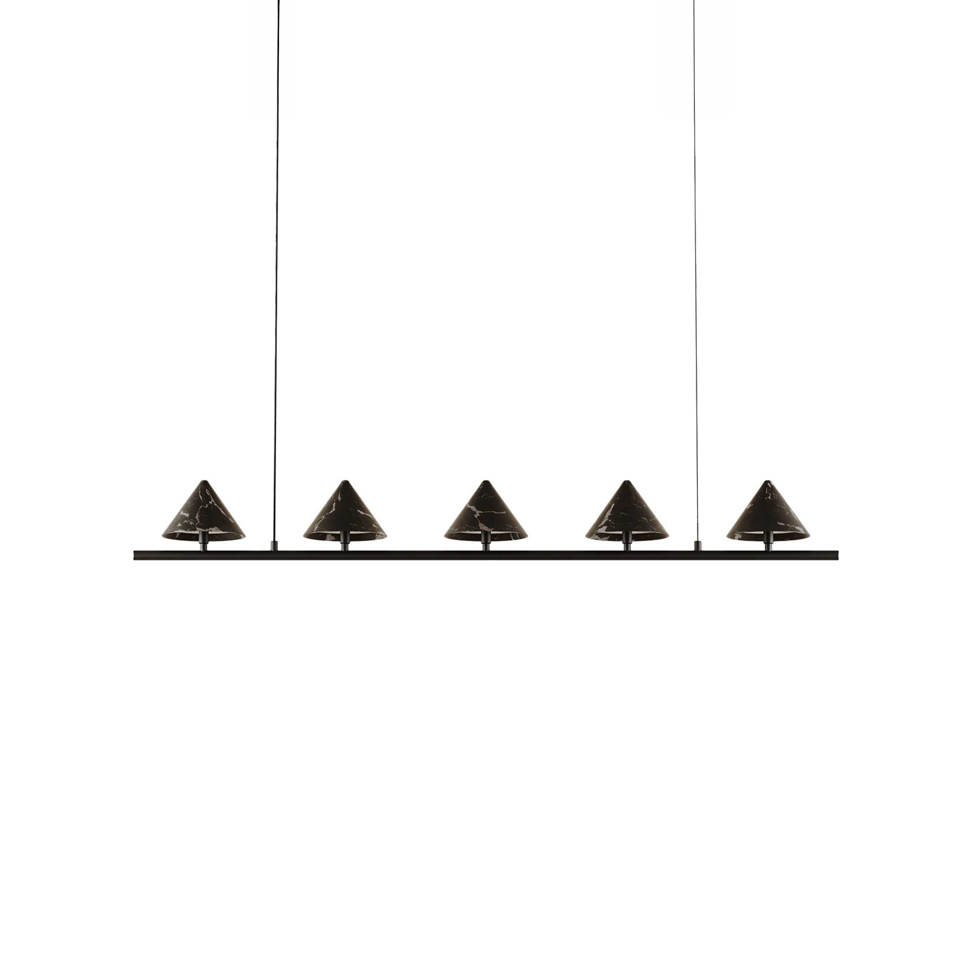 Aromas Anza LED mramorové závěsné svítidlo lustr