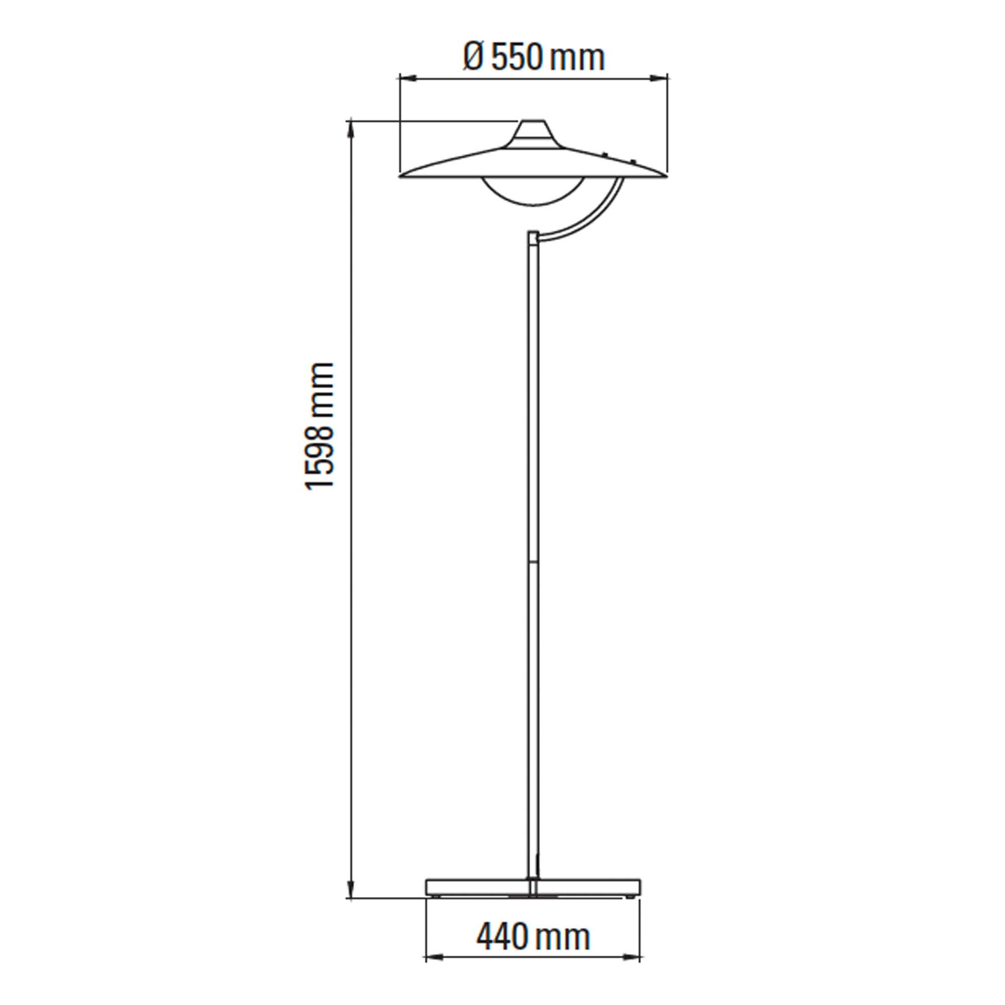 DCW éditions Biny LED talna svetilka