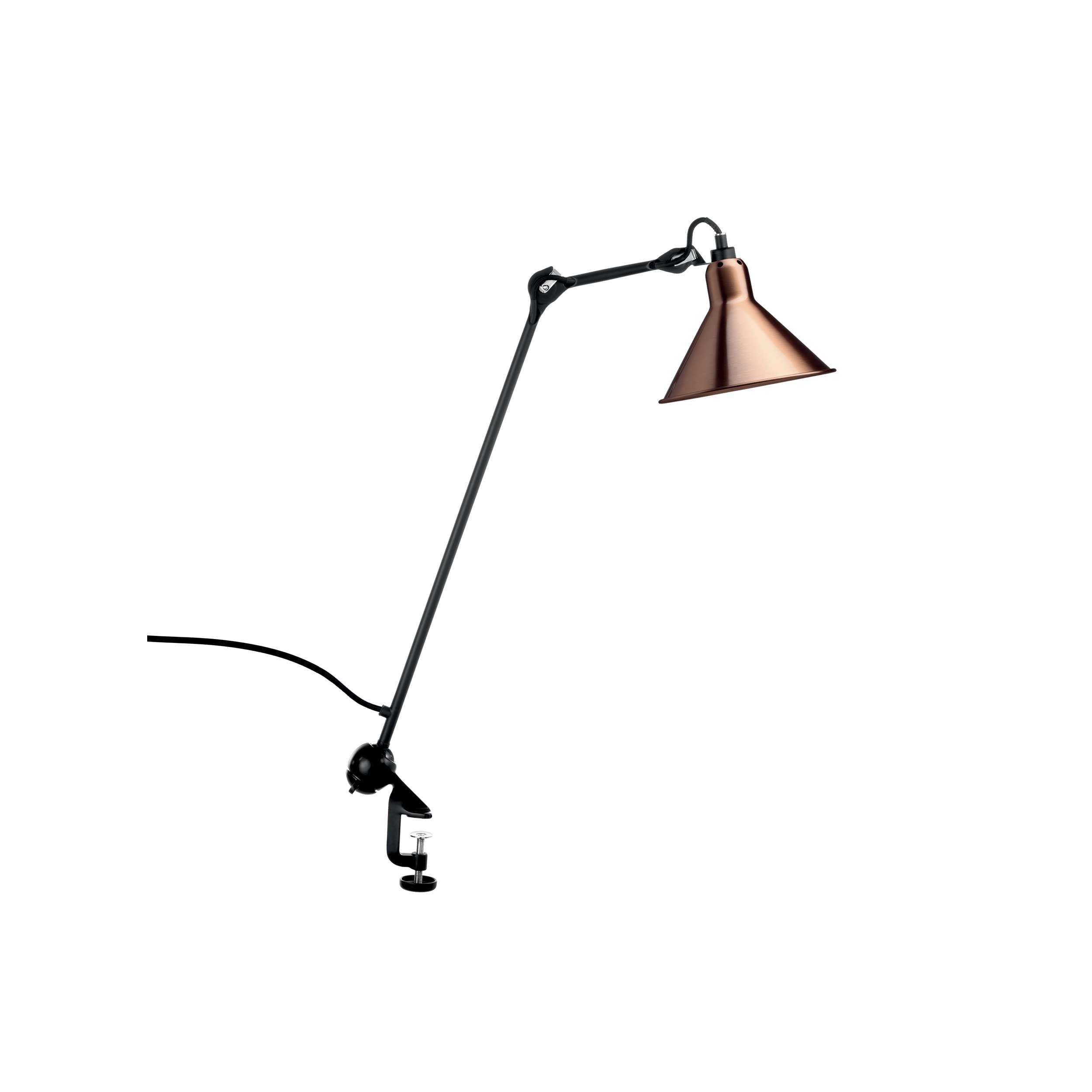 DCW éditions Lampe Gras N°201 E14 namizna svetilka s sponko