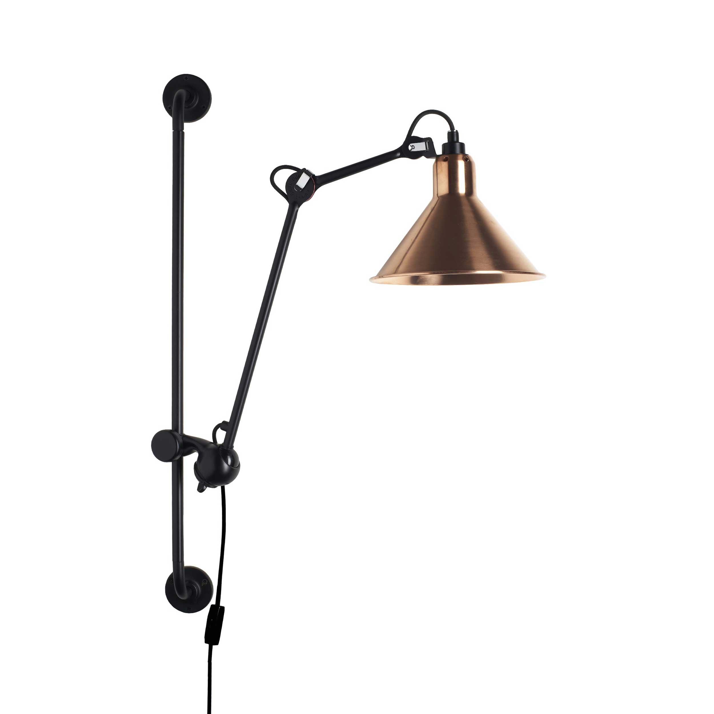 DCW éditions Lampe Gras N°210 E14 stenska svetilka s stikalom