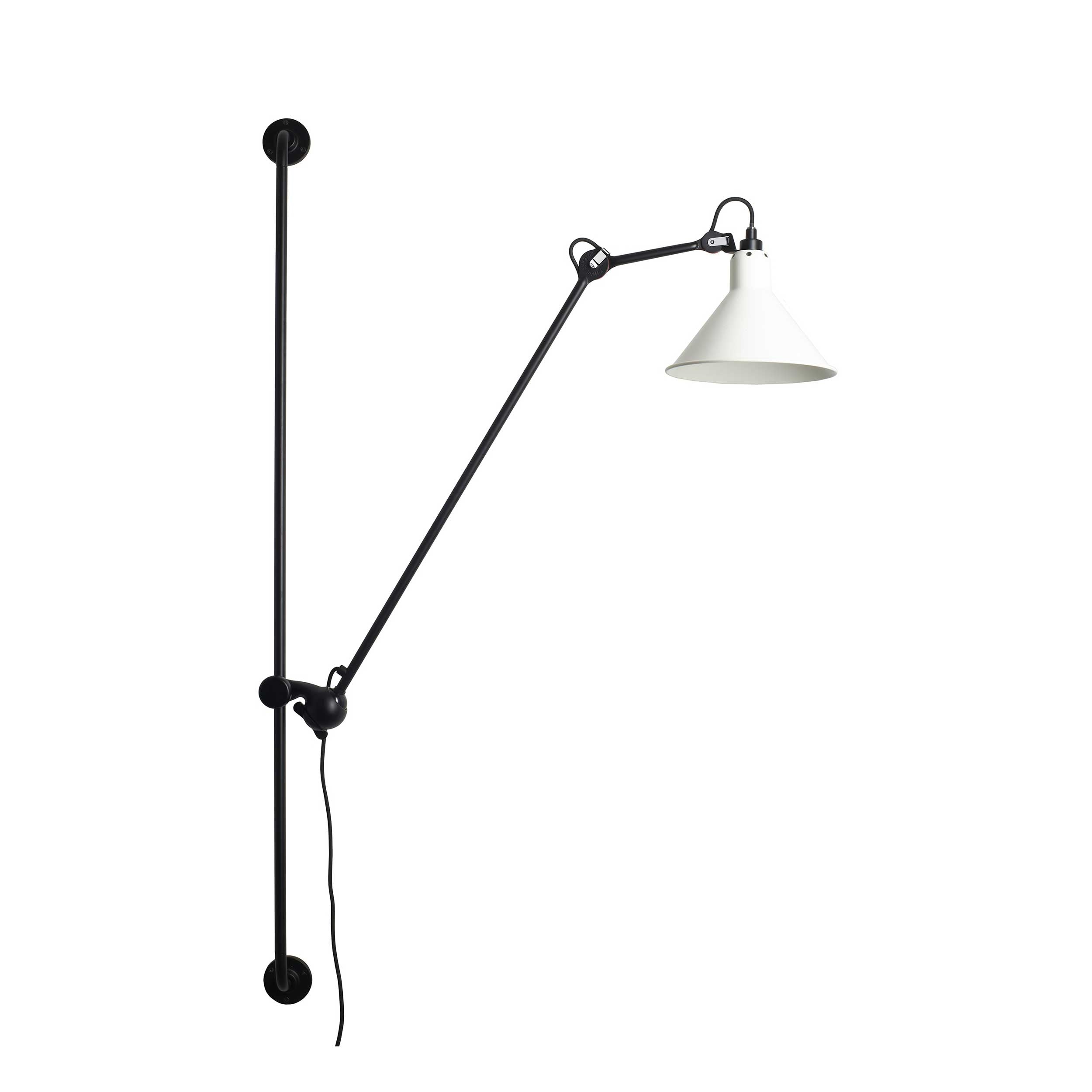 DCW éditions Lampe Gras N°214 E14 posuvné nástěnné svítidlo