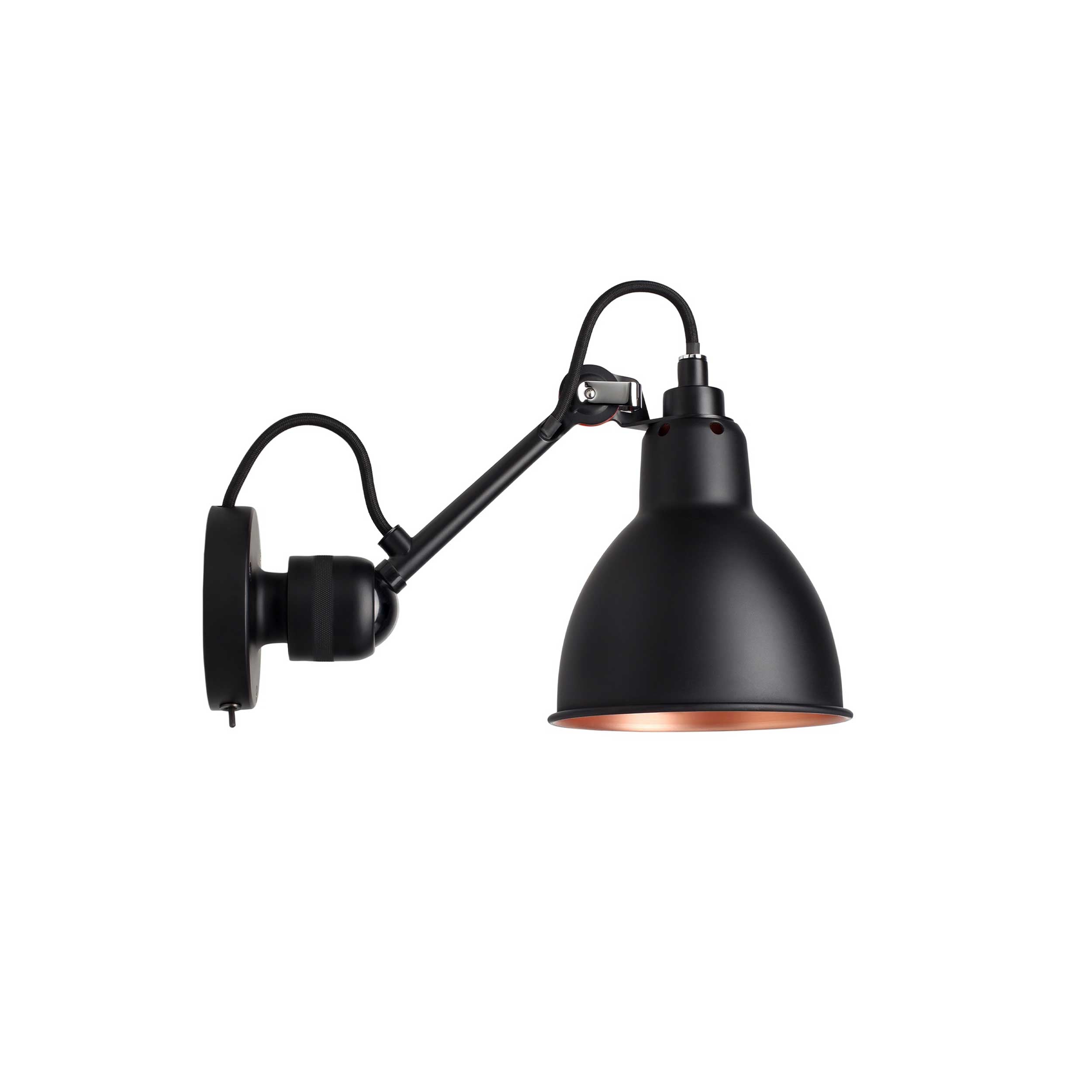 DCW éditions Lampe Gras N°304 E14 nástěnné svítidlo černé
