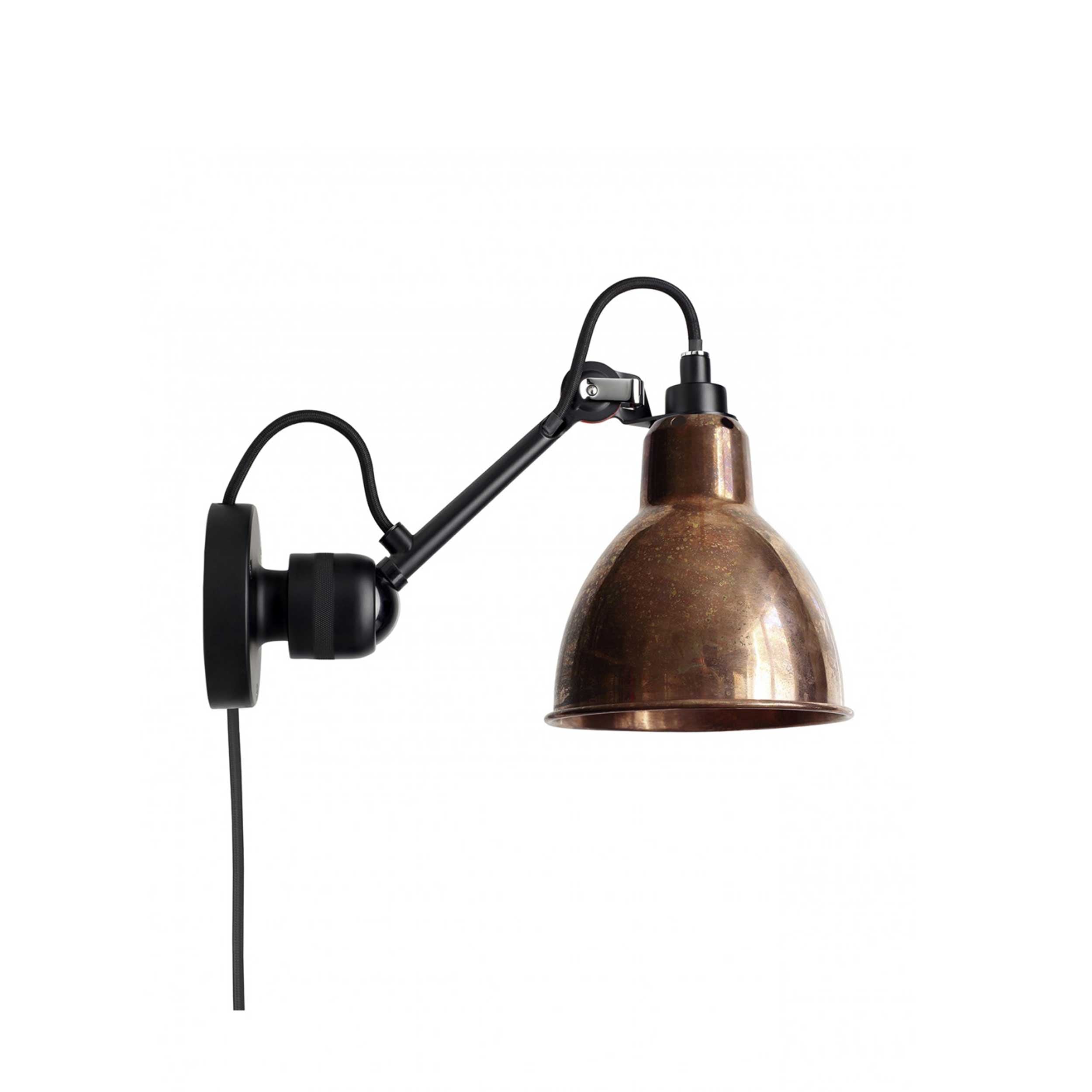 DCW éditions Lampe Gras N°304 E14 nástěnné svítidlo černé