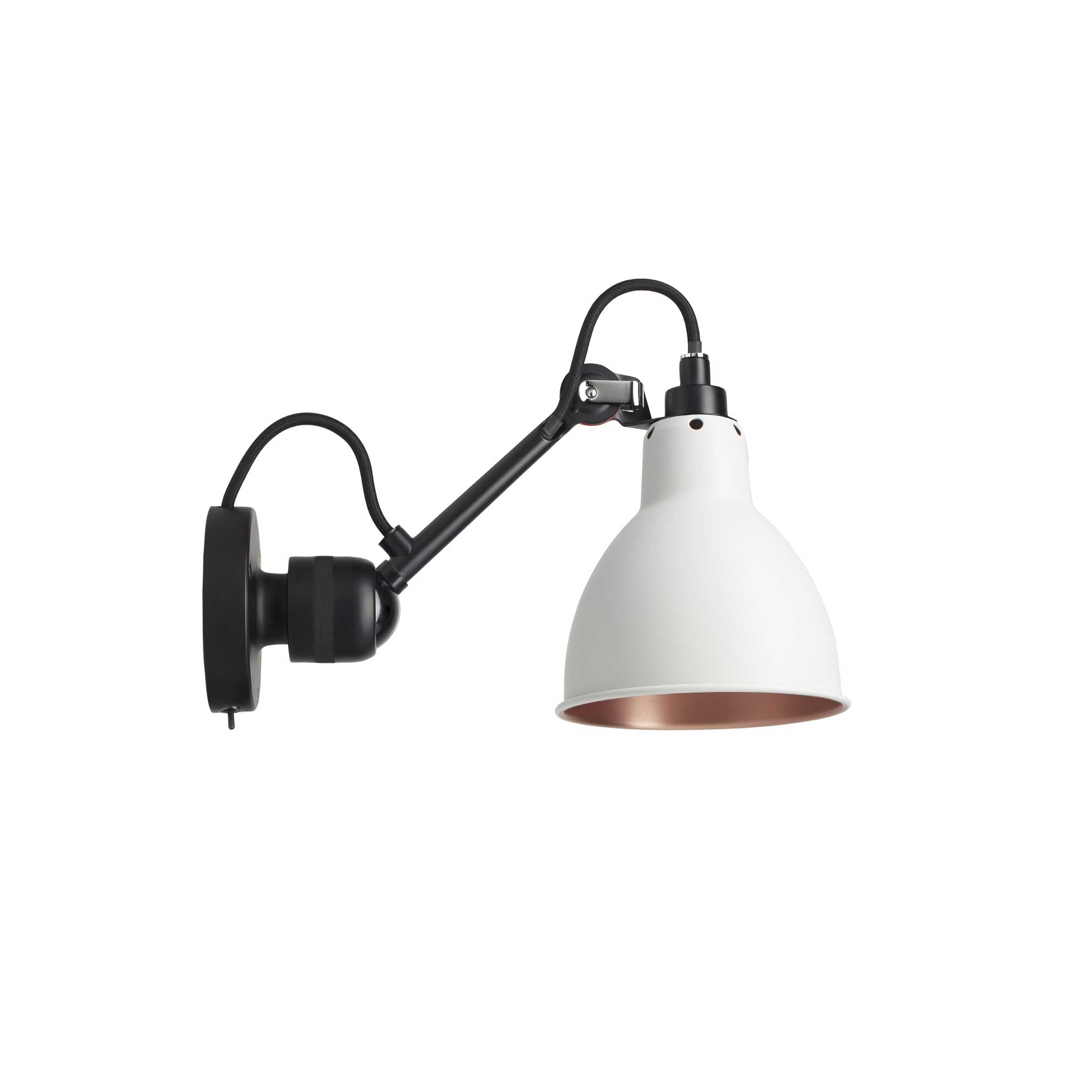 DCW éditions Lampe Gras N°304 E14 nástěnné svítidlo černé