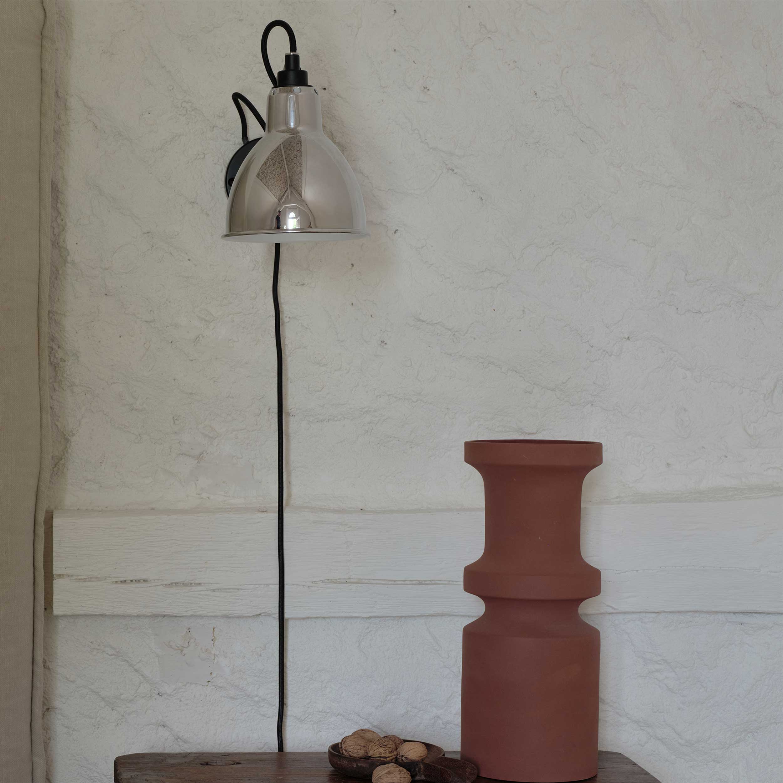 DCW éditions Lampe Gras N°304 E14 nástěnné svítidlo černé