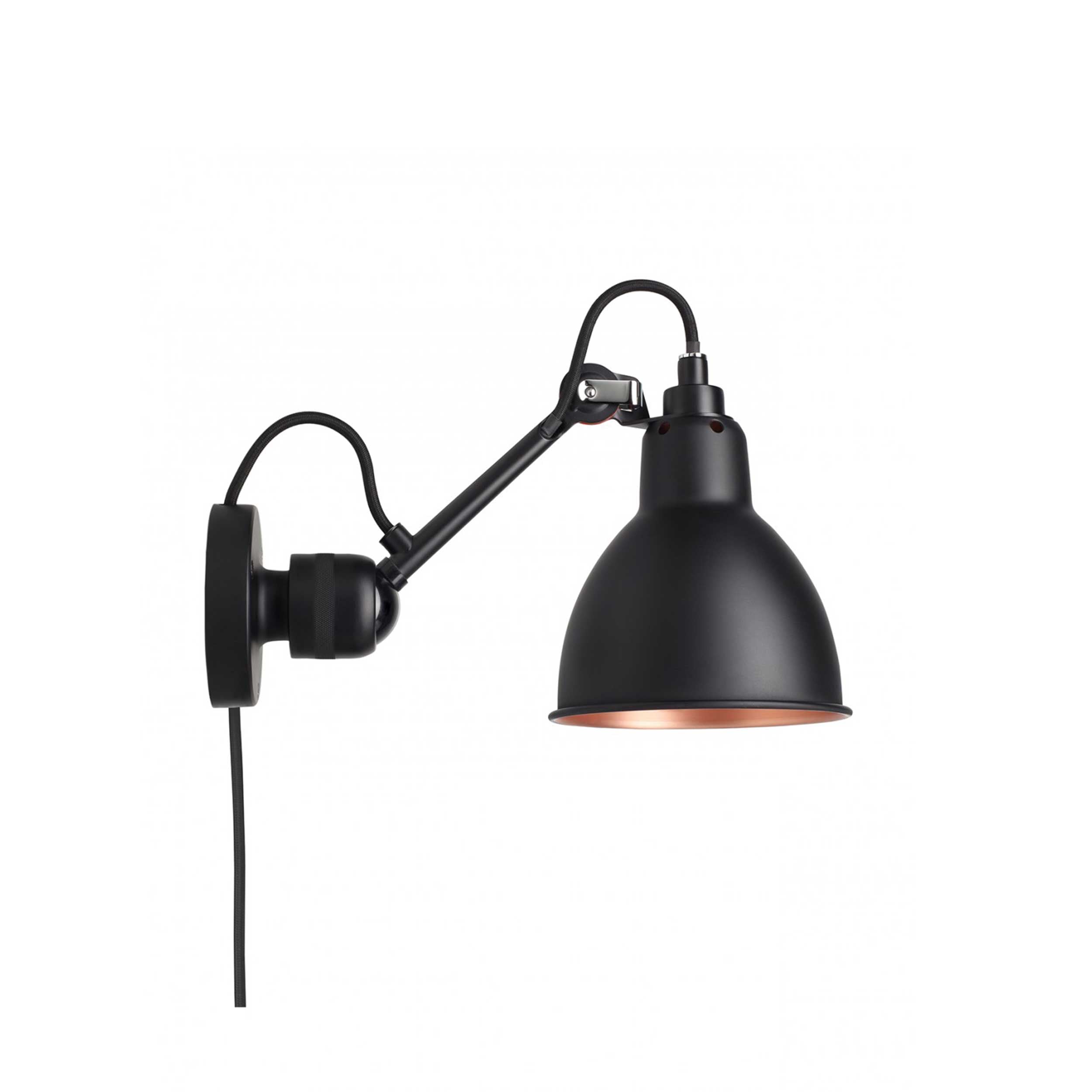 DCW éditions Lampe Gras N°304 E14 nástěnné svítidlo černé