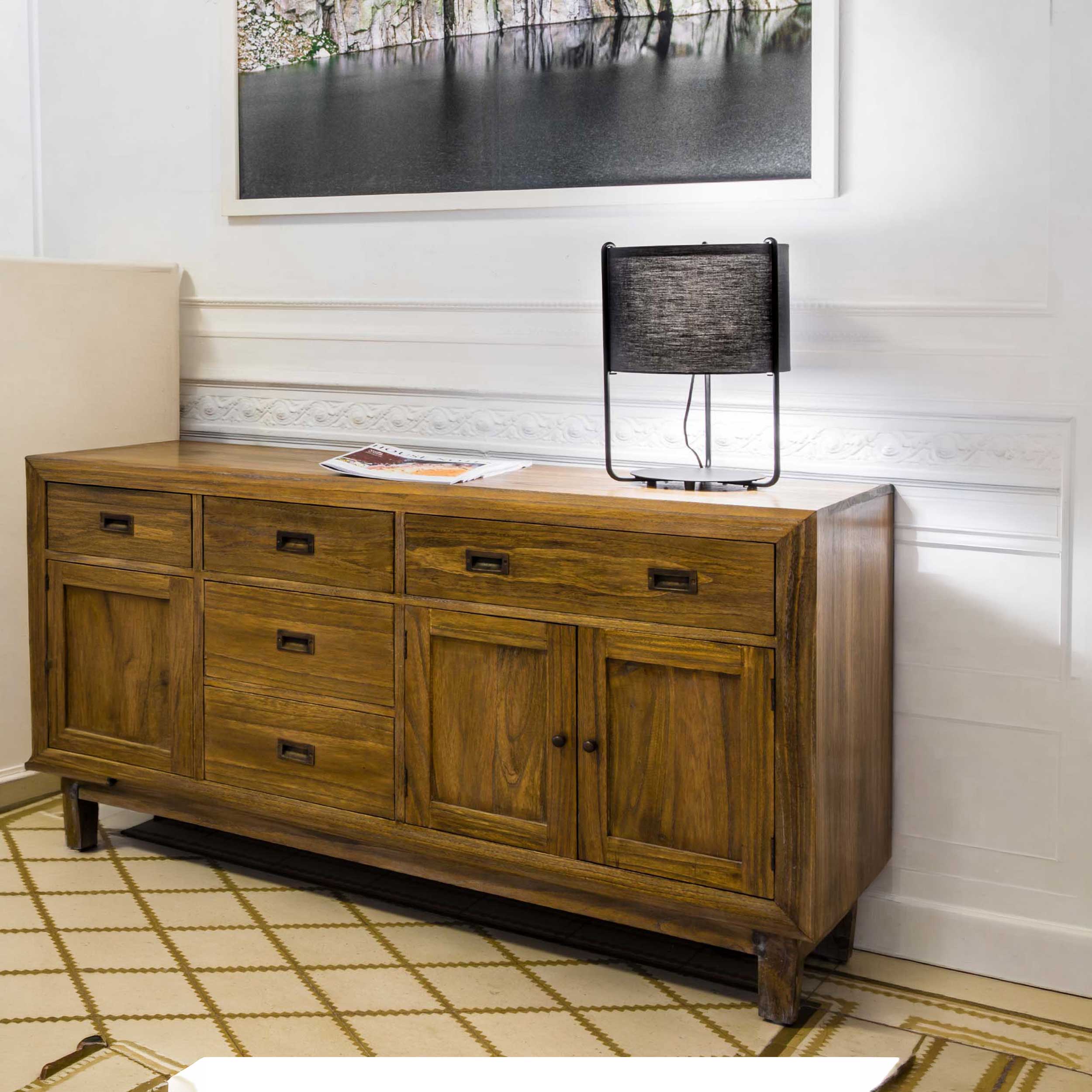 Faro Drum E27 stolní svítidlo