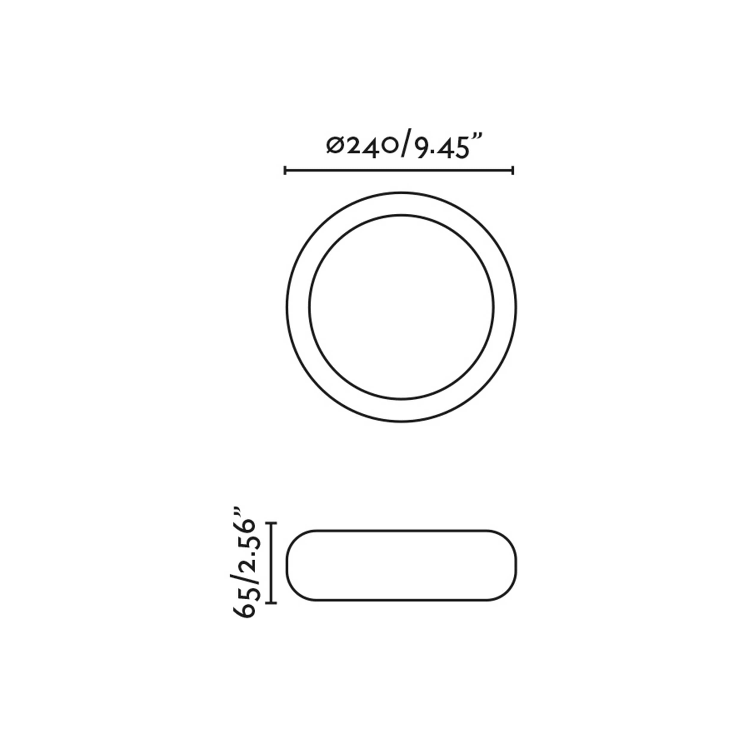 Faro Brume LED glass ceiling light IP44