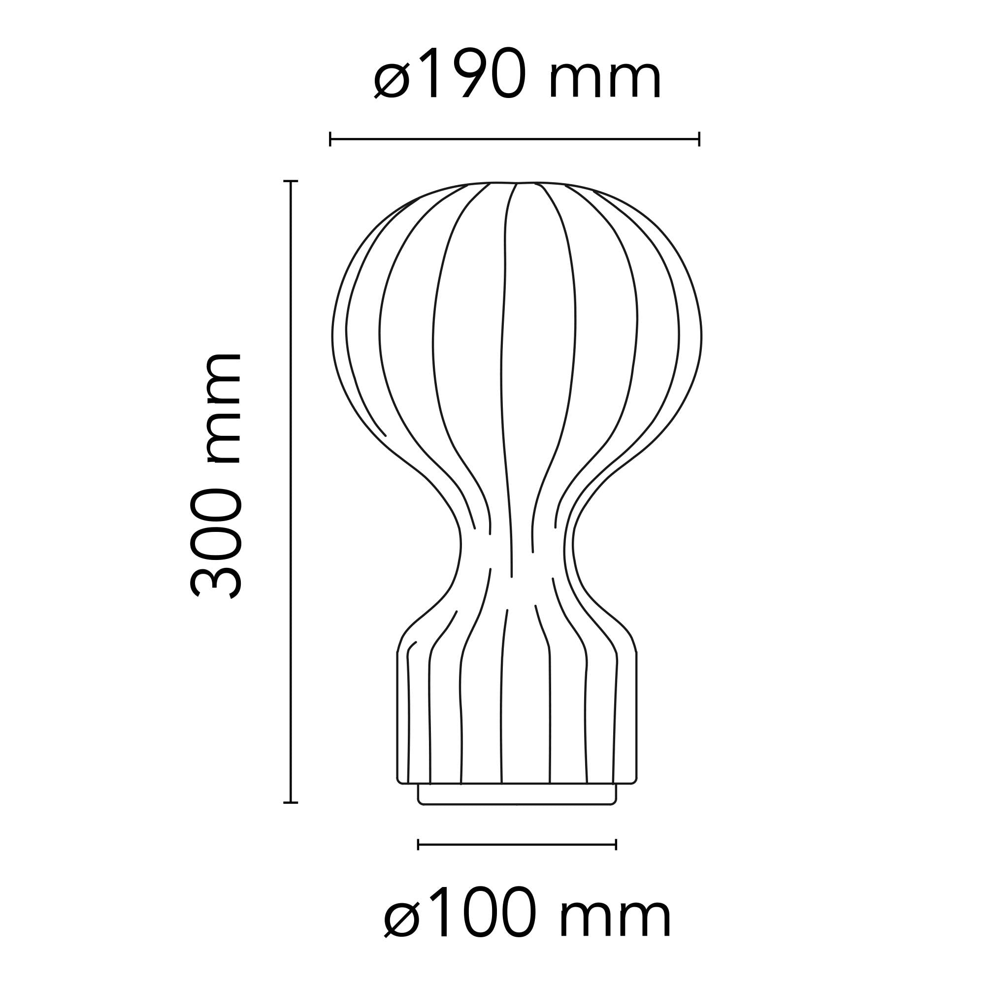 Flos Gatto E14 ikonická stolní lampa