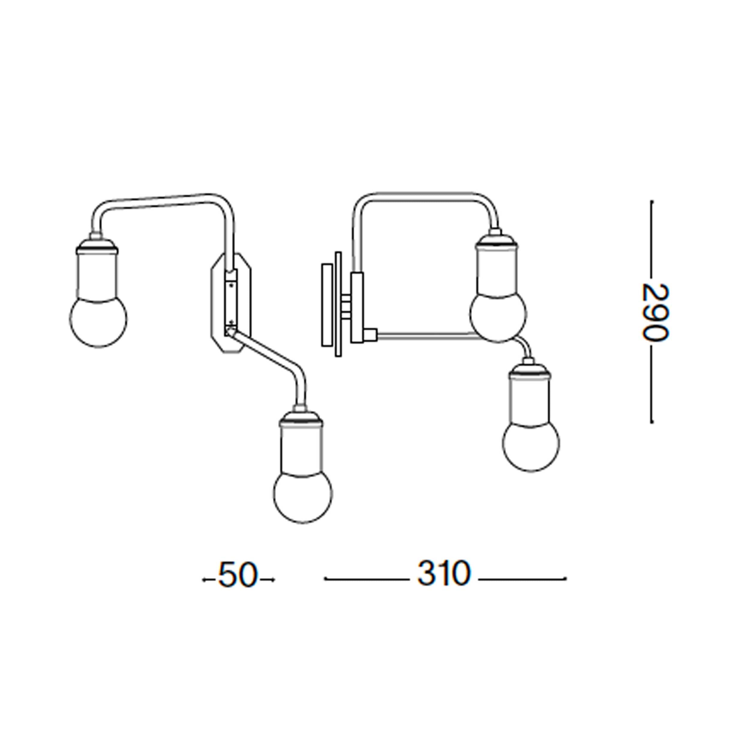 Stenska svetilka Ideal lux Triumph E27