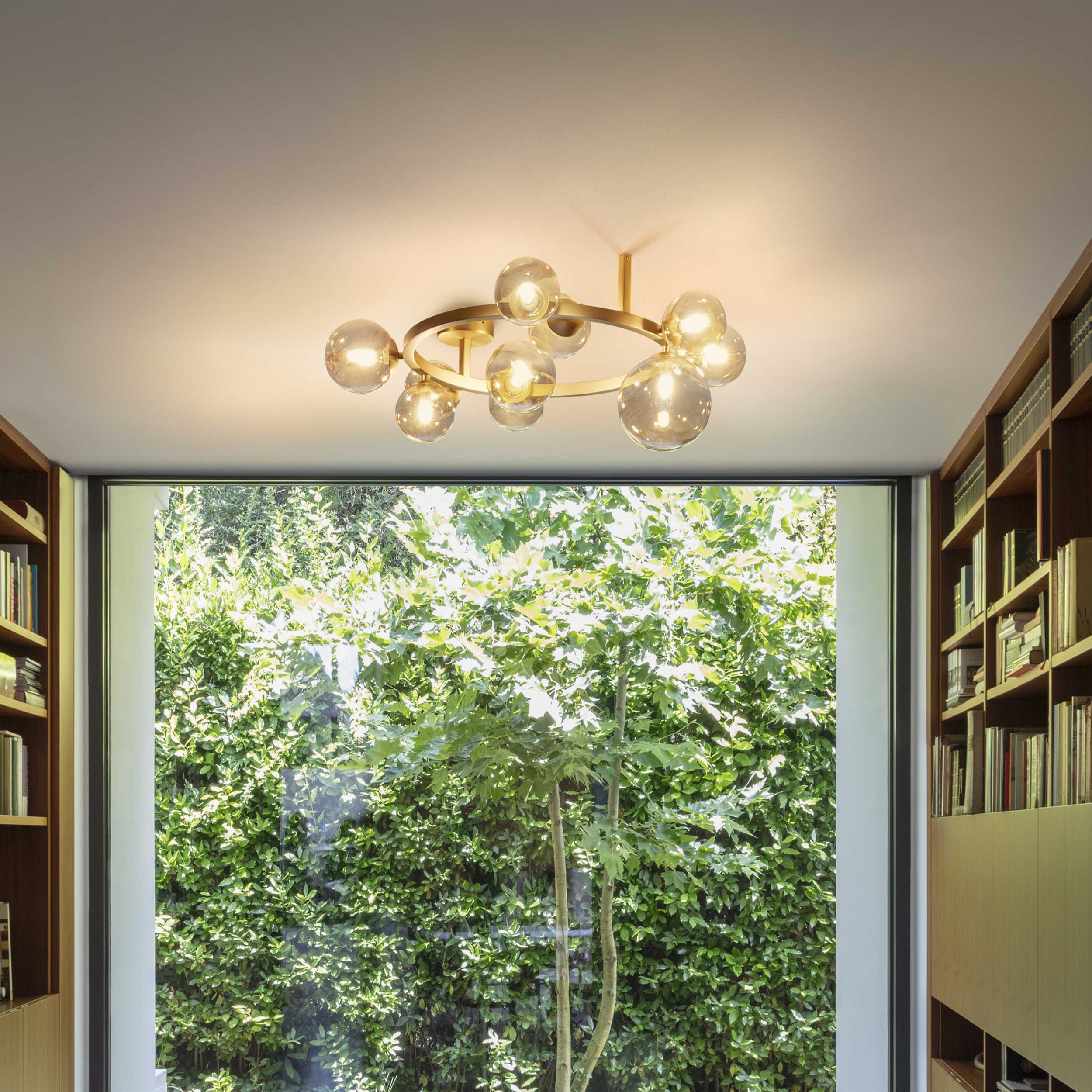 Ideal lux Perlage G9 viseča okrogla svetilka