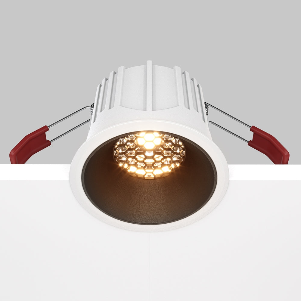 Maytoni downlight Alfa LED 36° vgradna okrogla svetilka, črna