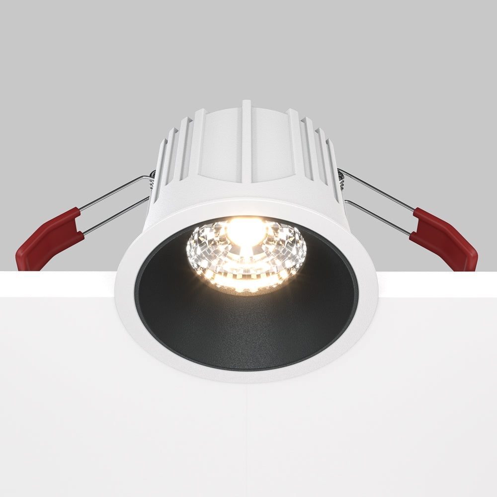 Maytoni downlight Alfa LED 36° vgradna okrogla svetilka, črna