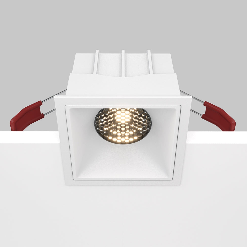 Maytoni downlight Alfa LED 15W 36° vgradna kvadratna svetilka, bela