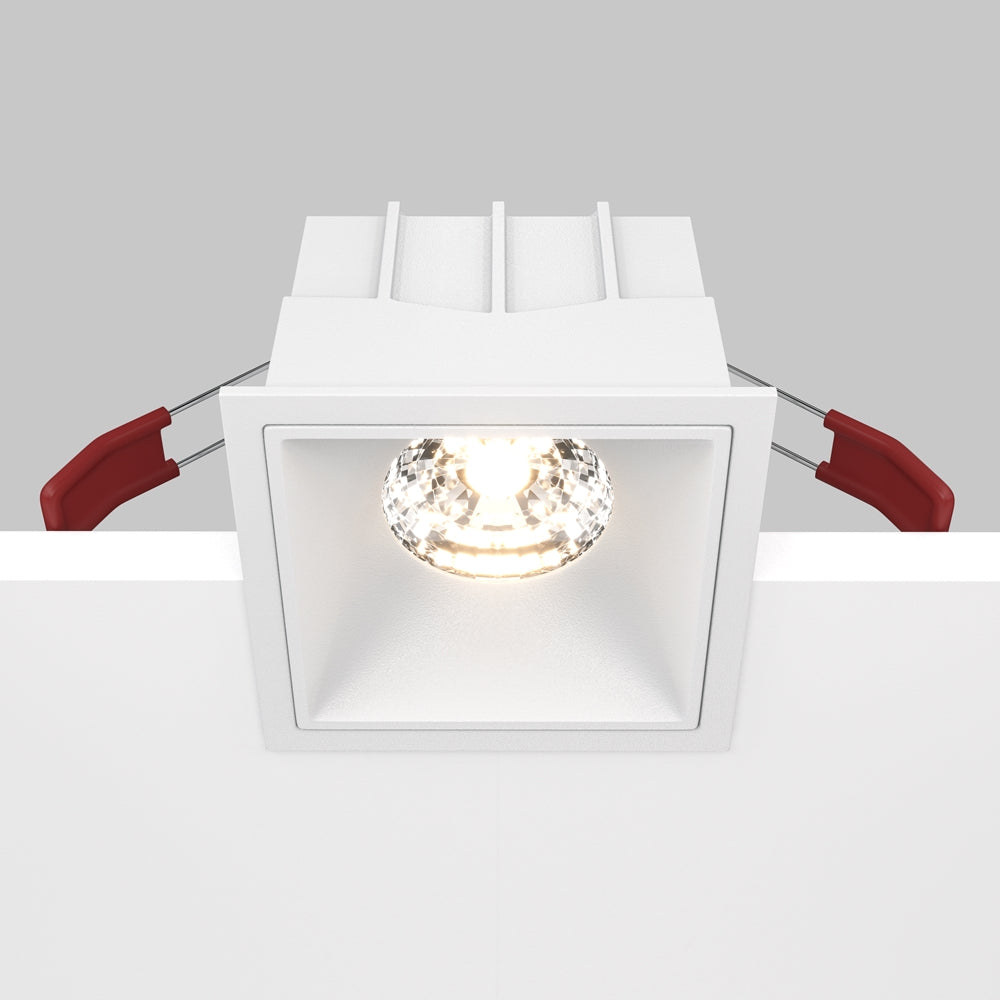 Maytoni downlight Alfa LED 15W 36° vgradna kvadratna svetilka, bela