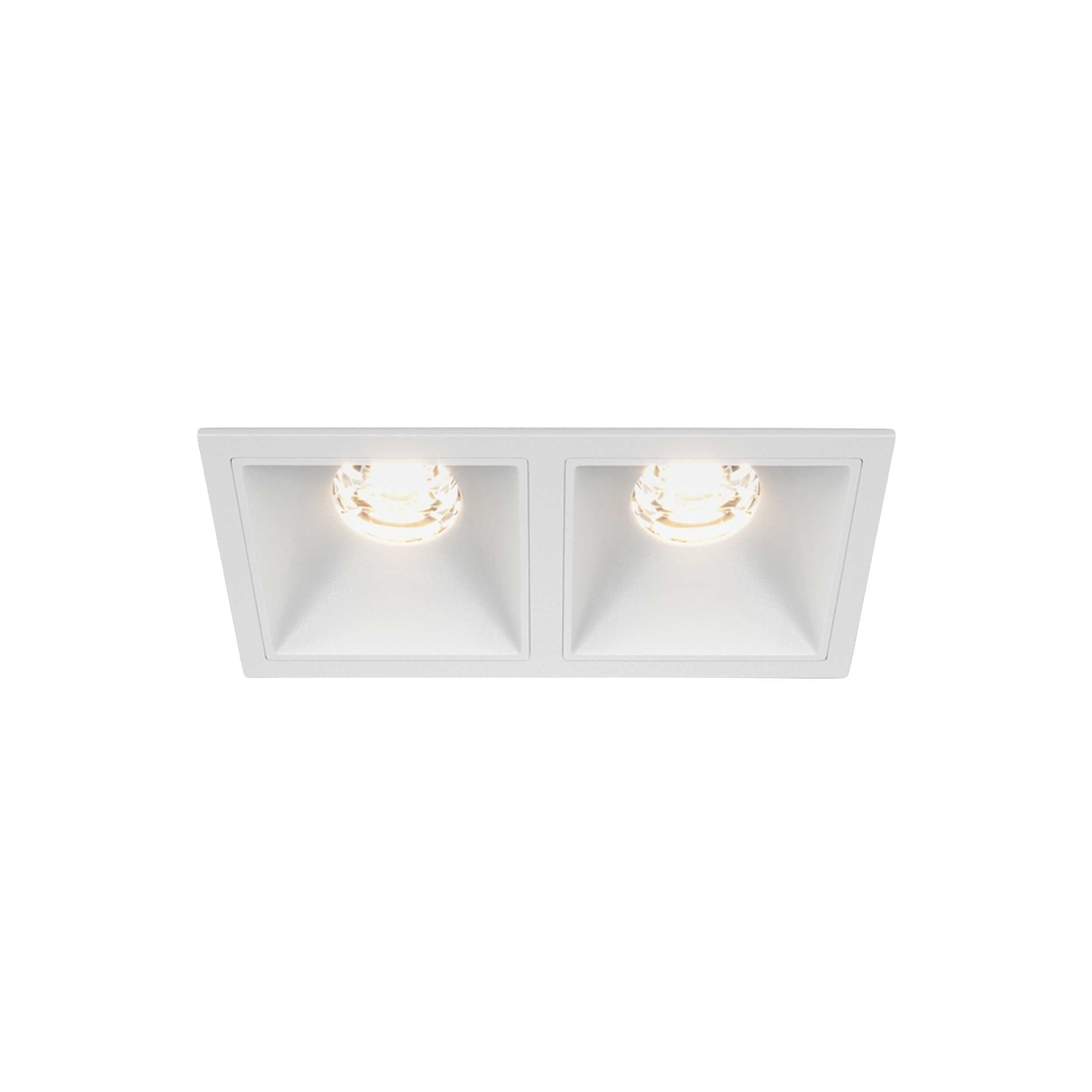 Maytoni downlight Alfa LED 10W 36° vgradna kvadratna svetilka, bela