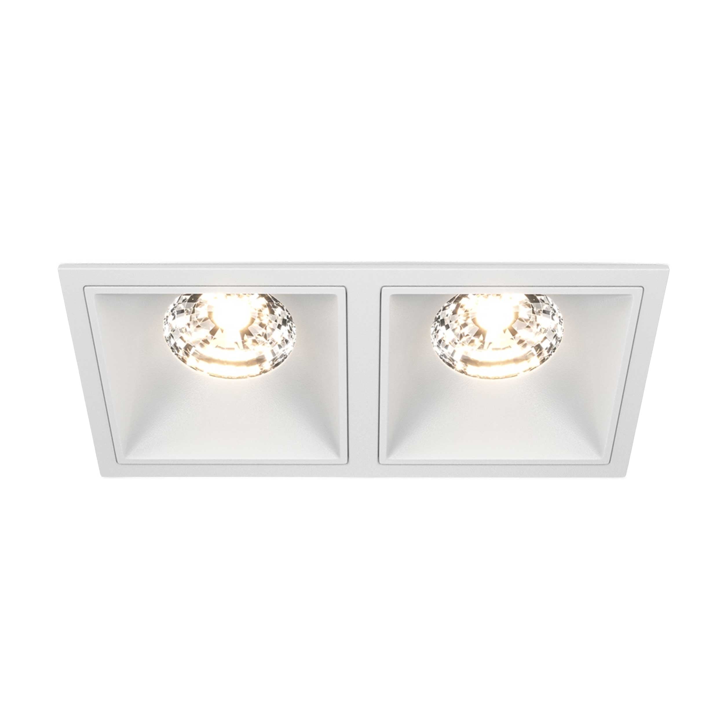 Maytoni downlight Alfa LED 15W 36° vgradna kvadratna svetilka, bela