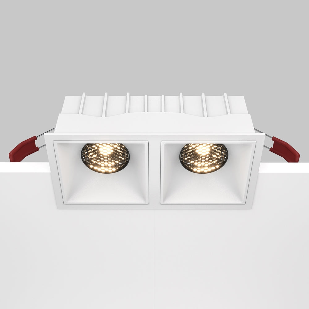 Maytoni downlight Alfa LED 15W 36° vgradna kvadratna svetilka, bela