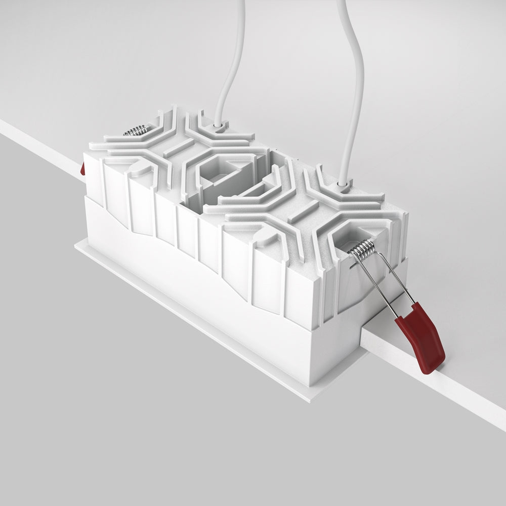 Maytoni downlight Alfa LED 15W 36° vgradna kvadratna svetilka, bela