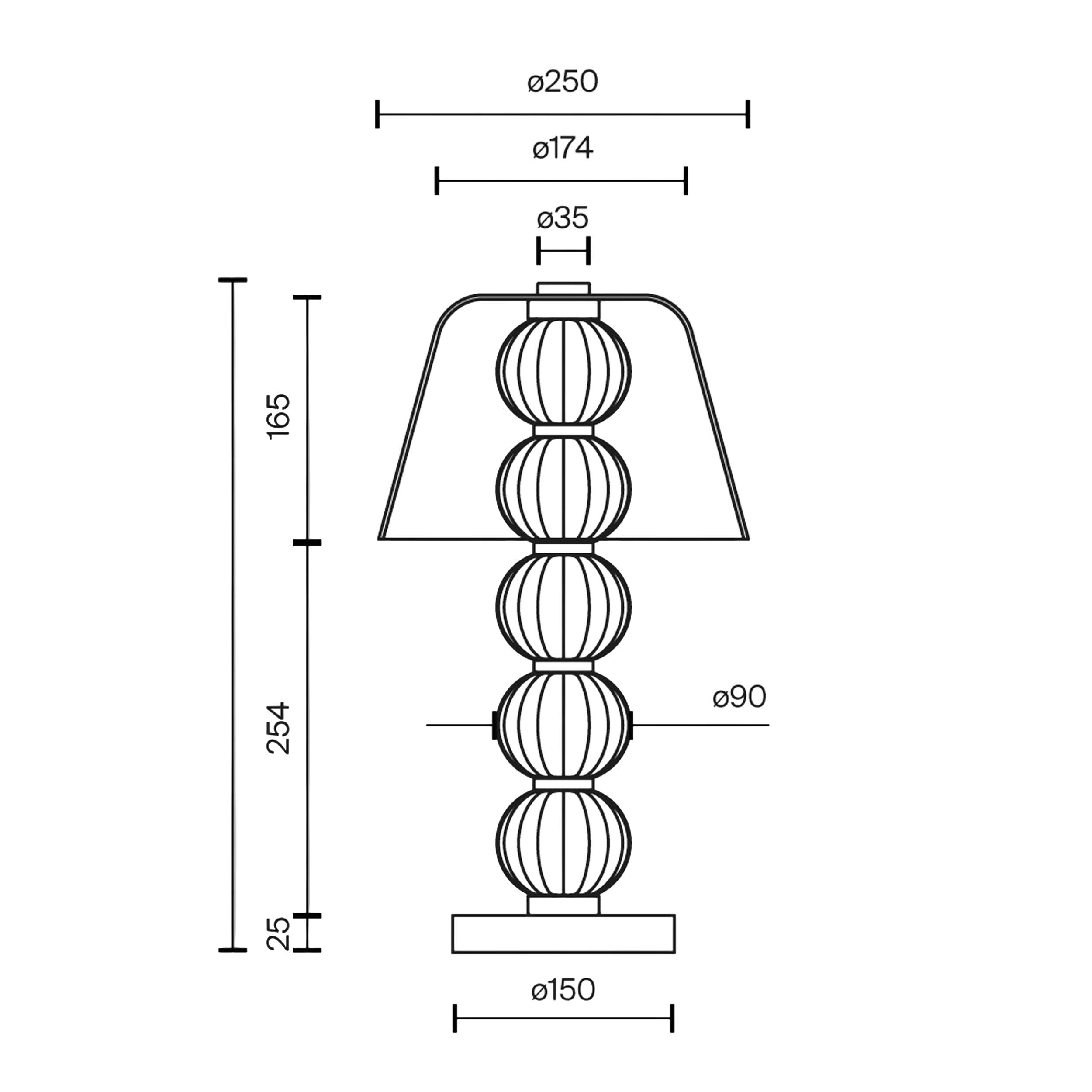 Maytoni Amulet LED namizna svetilka