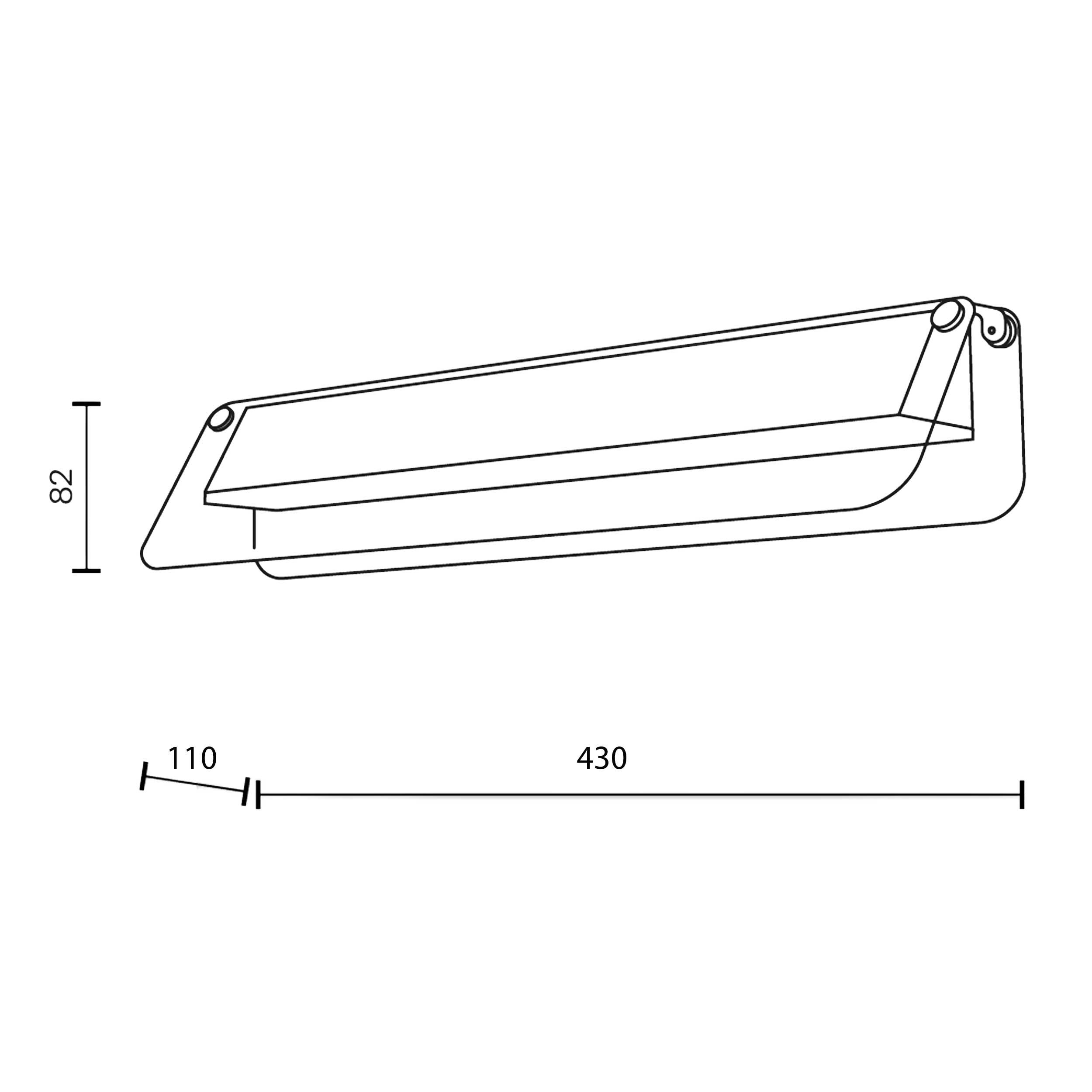Maytoni Flat LED stenska svetilka