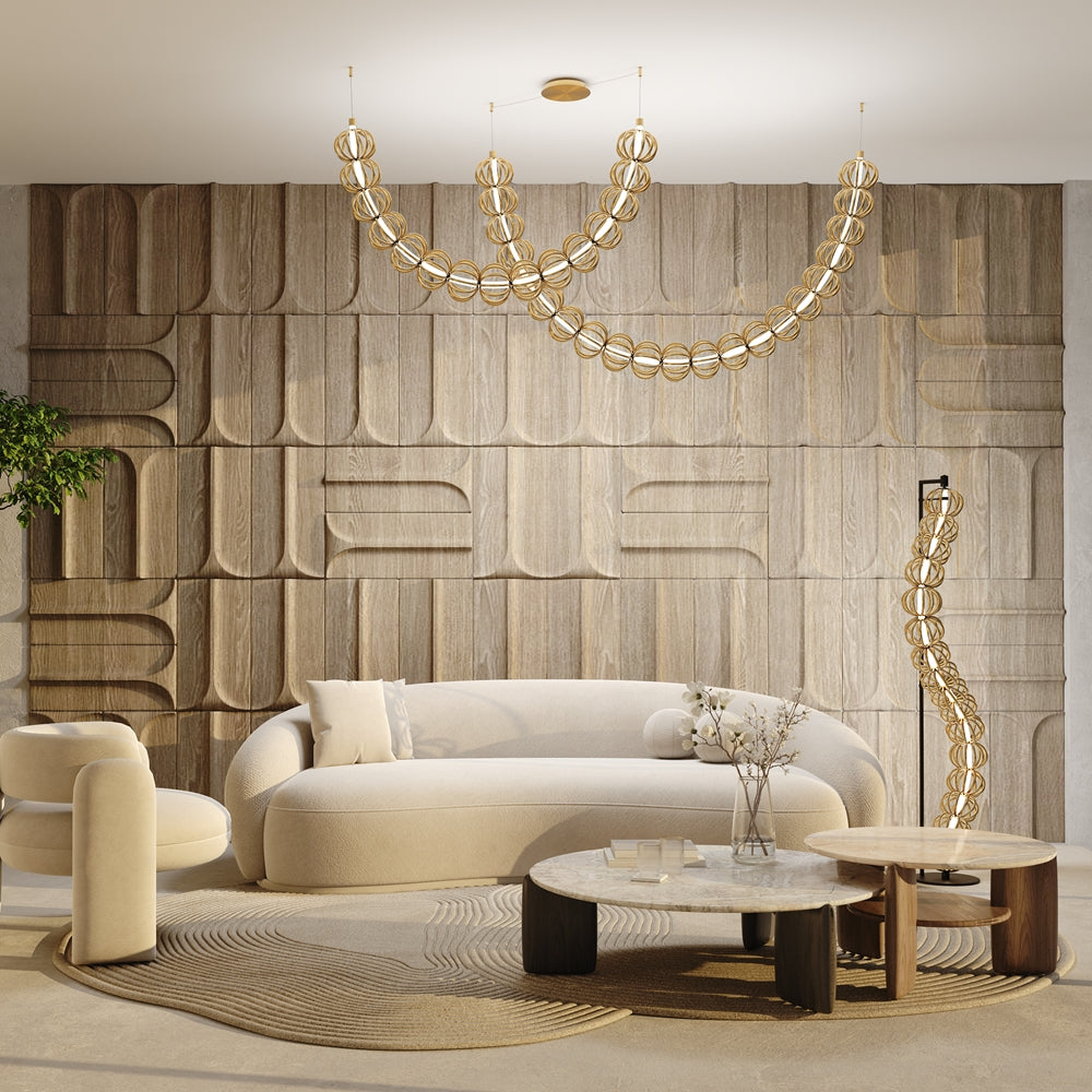 Maytoni Golden Cage LED stoječa svetilka