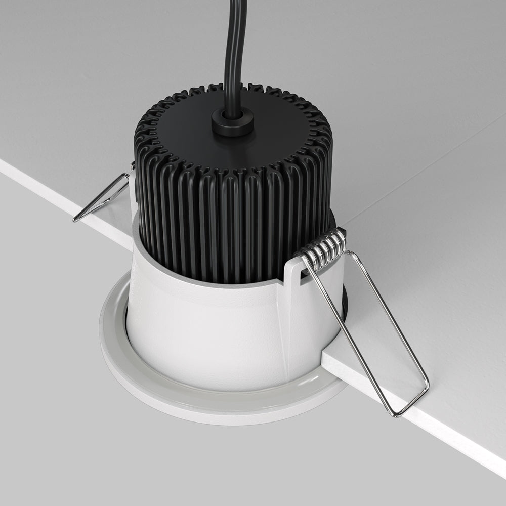 Maytoni downlight Zoom LED 60° vgradna okrogla svetilka, bela
