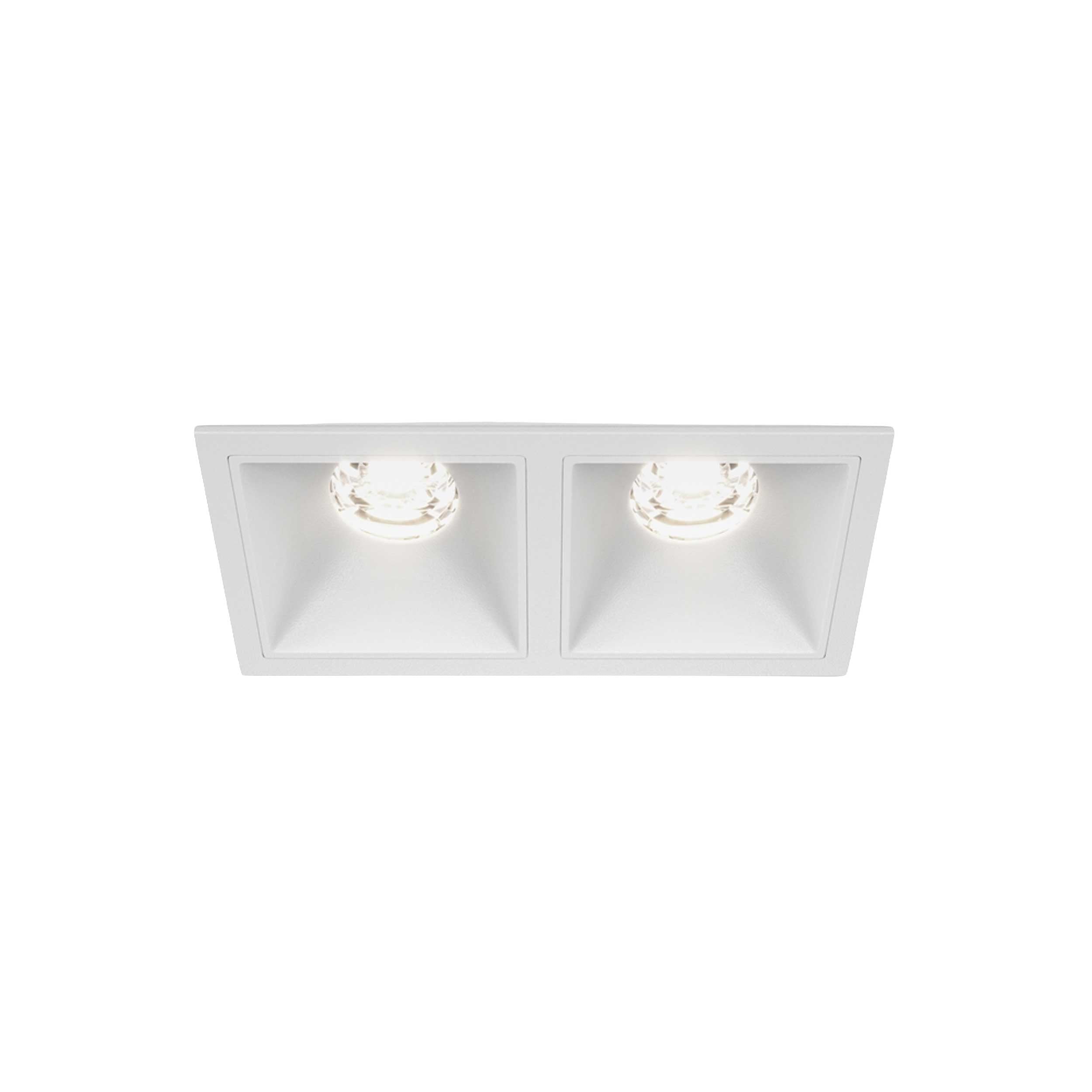 Maytoni downlight Alfa LED 10W 36° vgradna kvadratna svetilka, bela