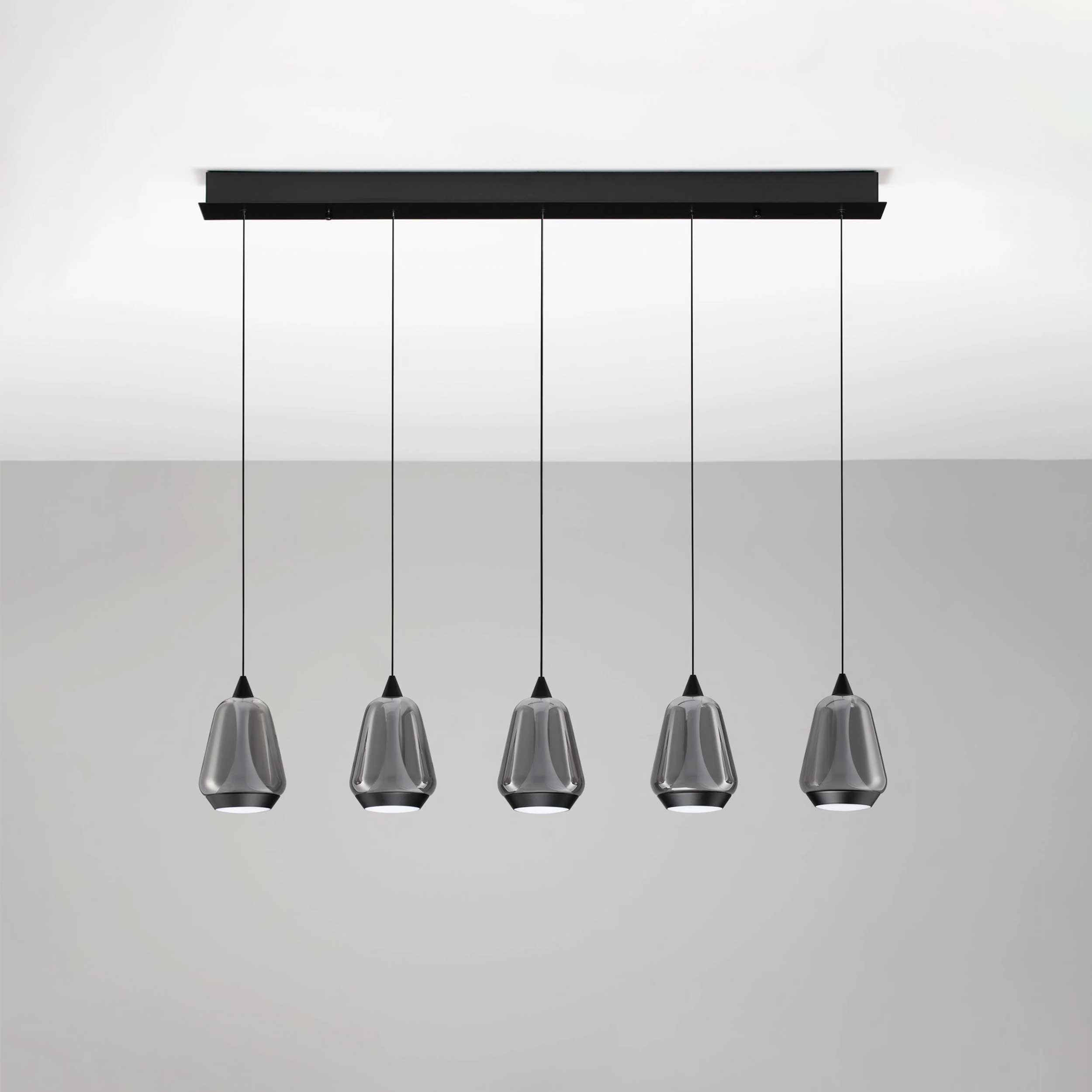 Nova Luce Alish LED viseča svetilka v podolgovati obliki