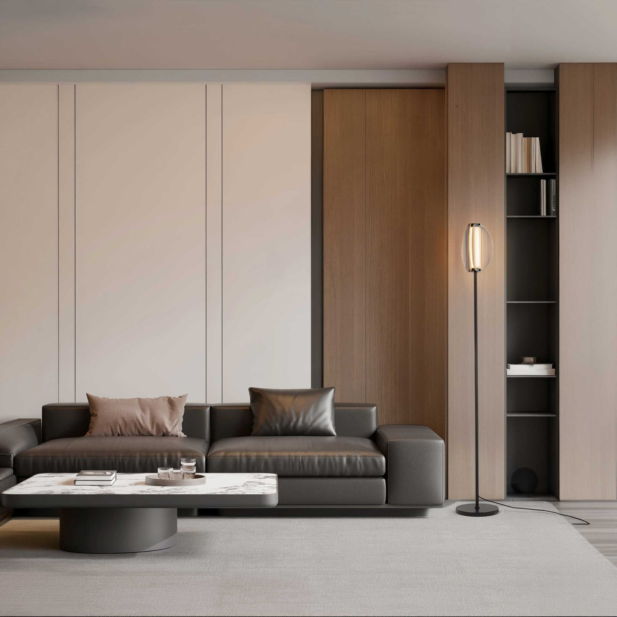 Nova Luce Noir LED stoječa svetilka