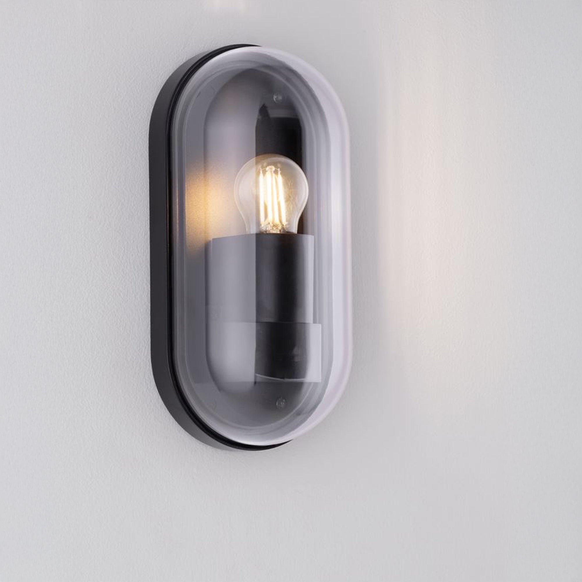 Nova Luce Amel E27 nástěnné oválové svítidlo IP65