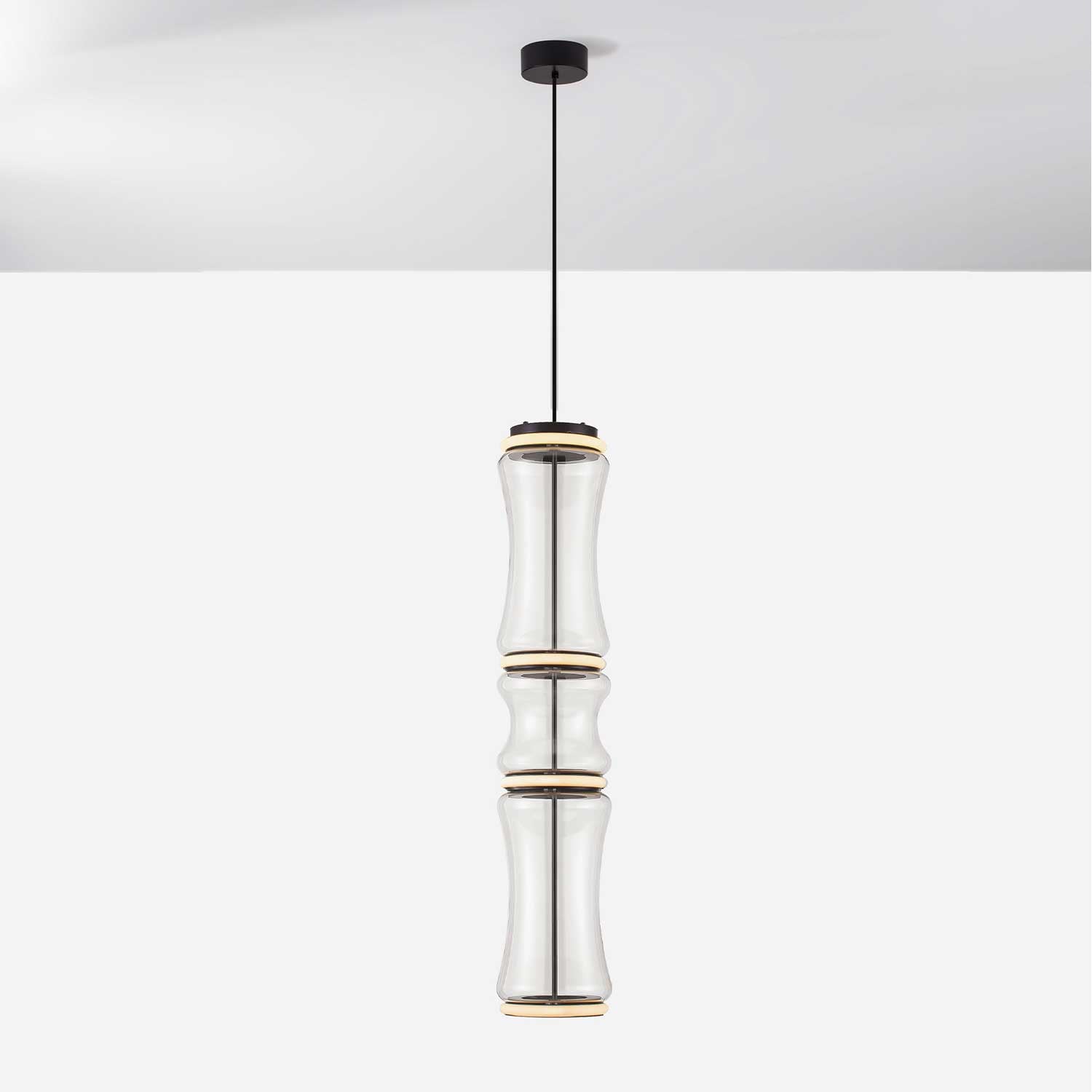 Nova Luce Anapnoe LED závěsné svítidlo skleněné