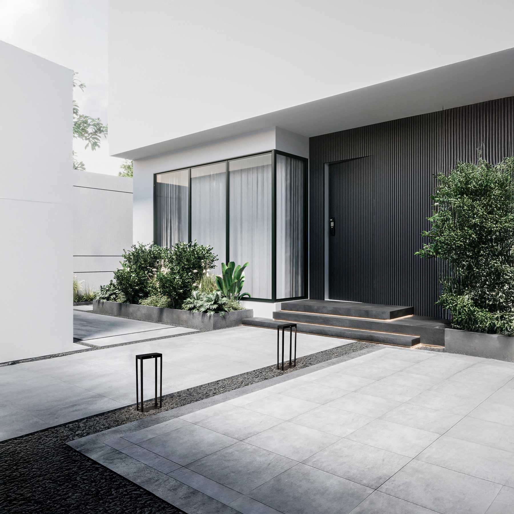 Nova Luce Berni LED solární sloupkové svítidlo IP65