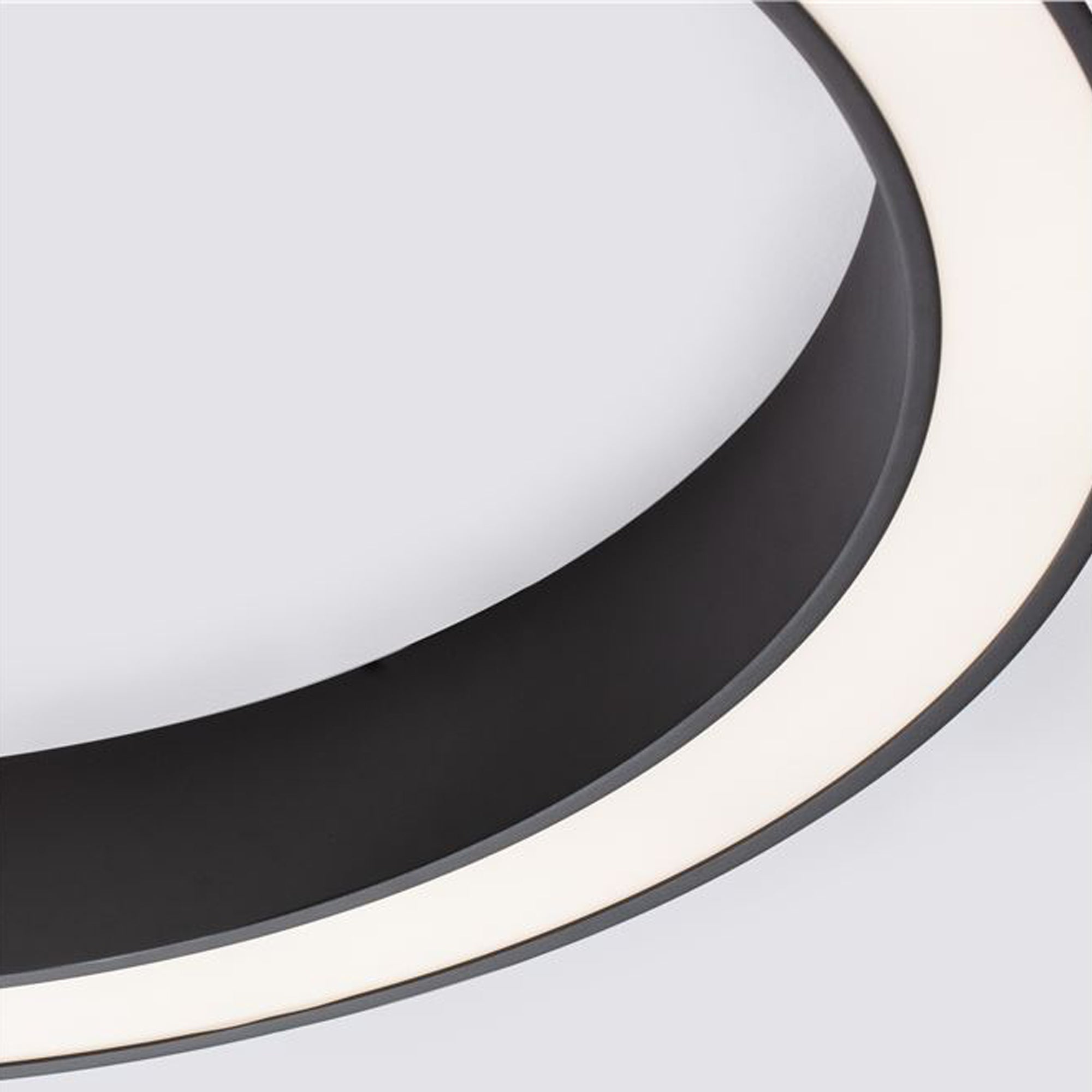 Nova Luce Morbido LED kruhové přisazené svítidlo CCT s ovladačem + app