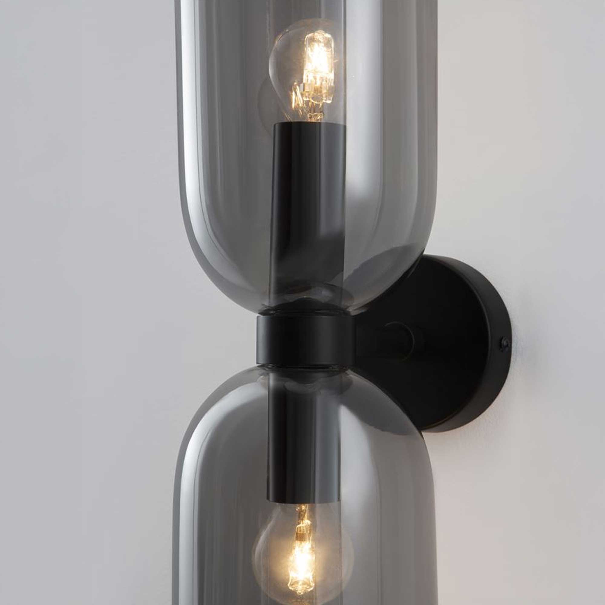 Nova Luce Palmer E27 skleněné nástěnné svítidlo