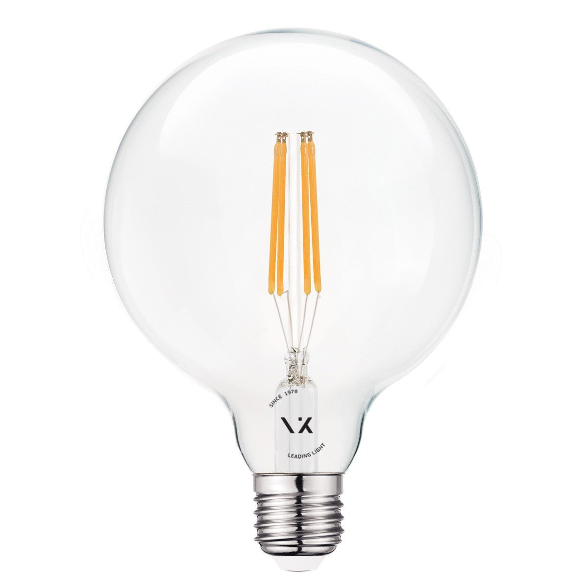 LED-žarnica VK Light Globo Filament Clear E27 ø125 2700K