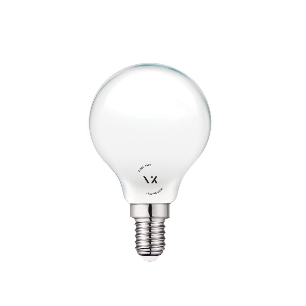LED žarnica VK Light Mini Globe Filament Milky E14