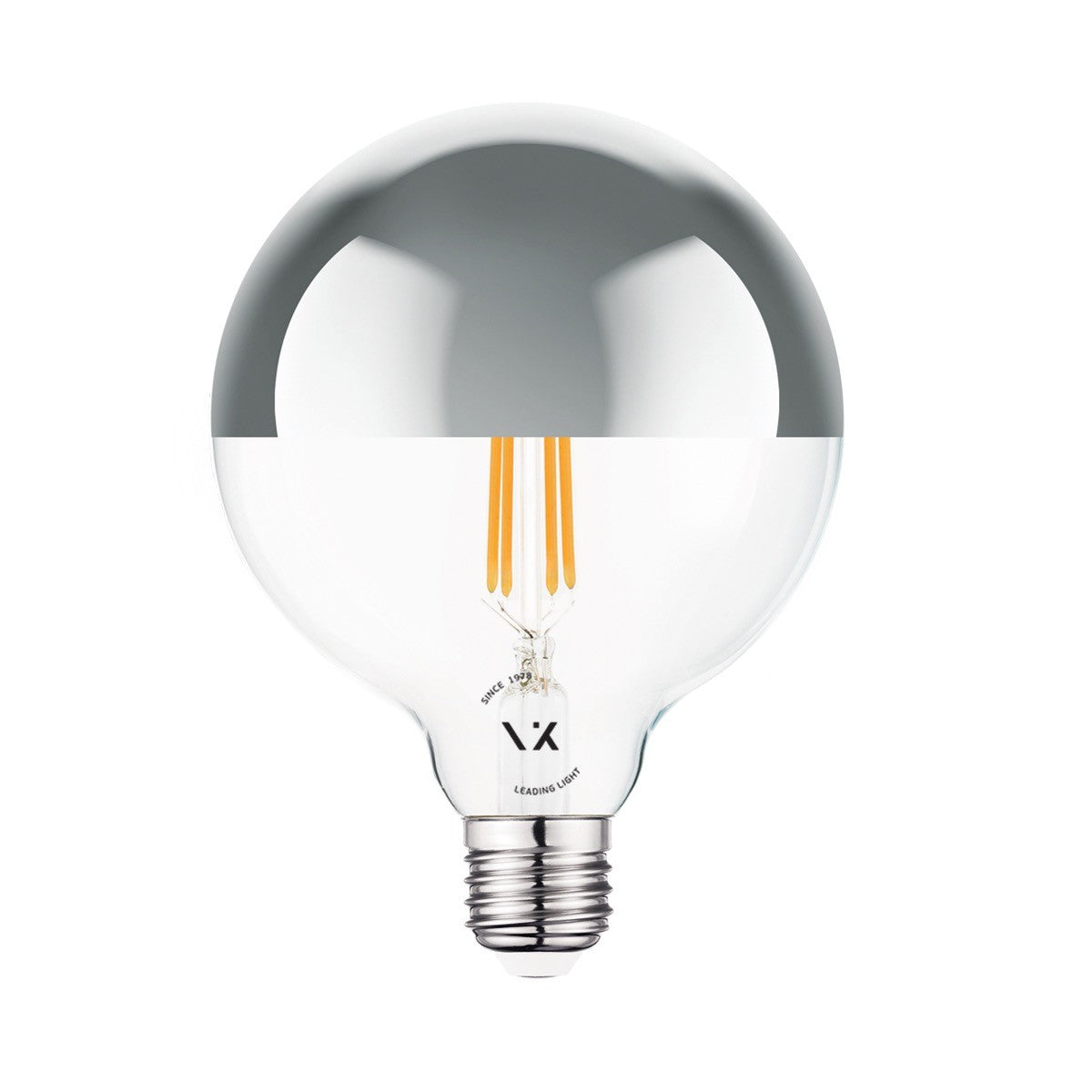 LED žarnica VK Light Globo Filament Silver E27 2700K 7W z možnostjo zatemnitve