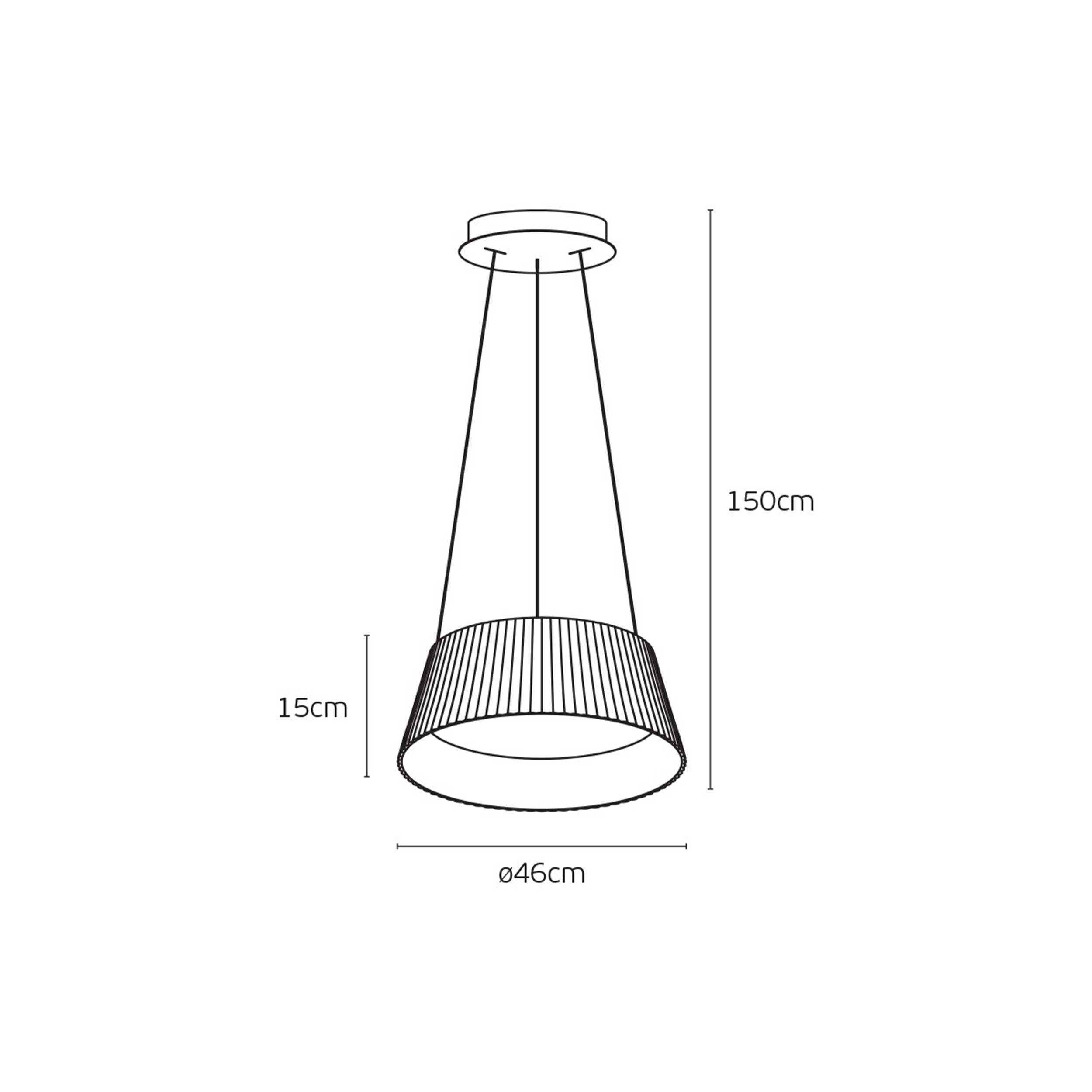 VK Light Aelia Wood LED viseča svetilka