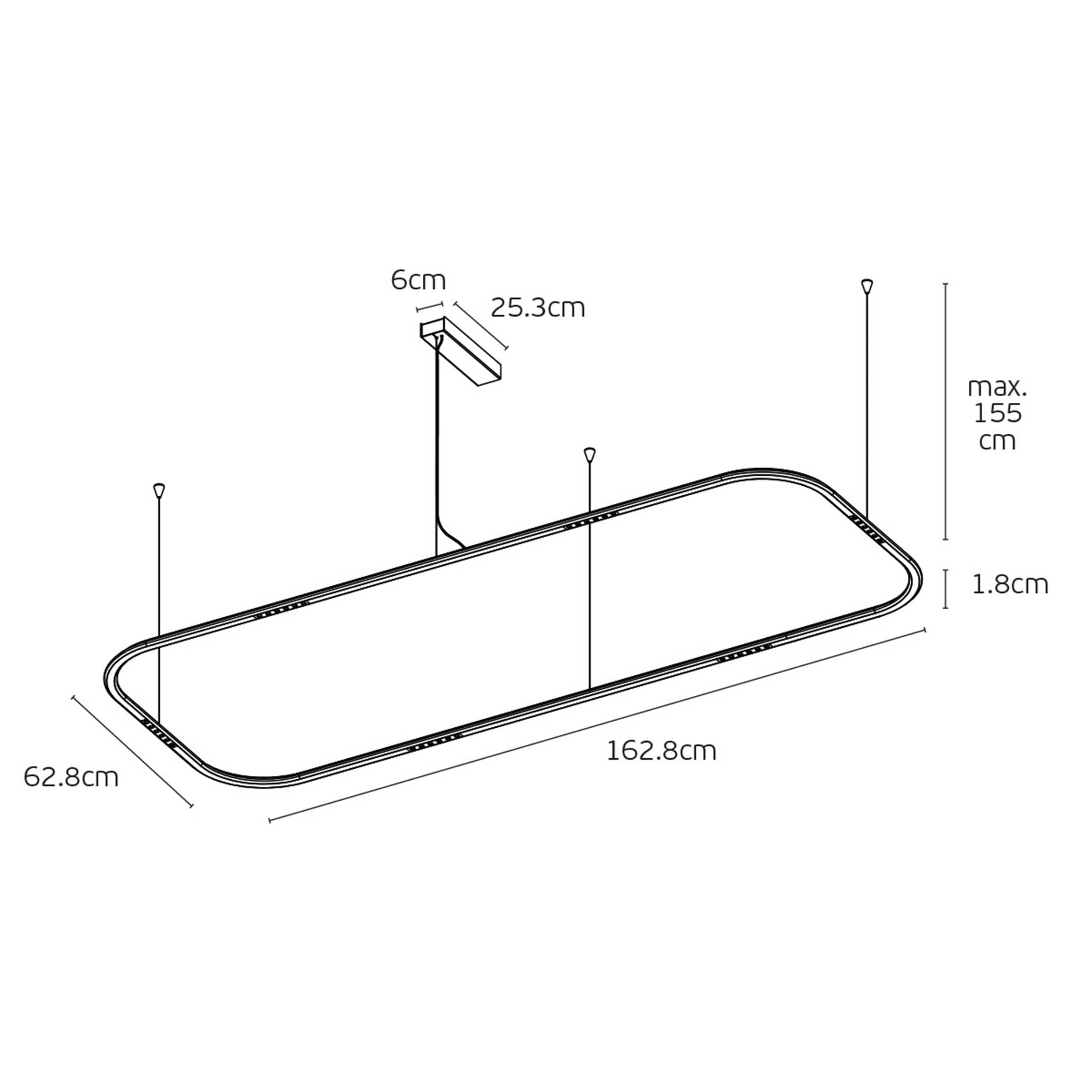 VK Light Core LED viseča svetilka