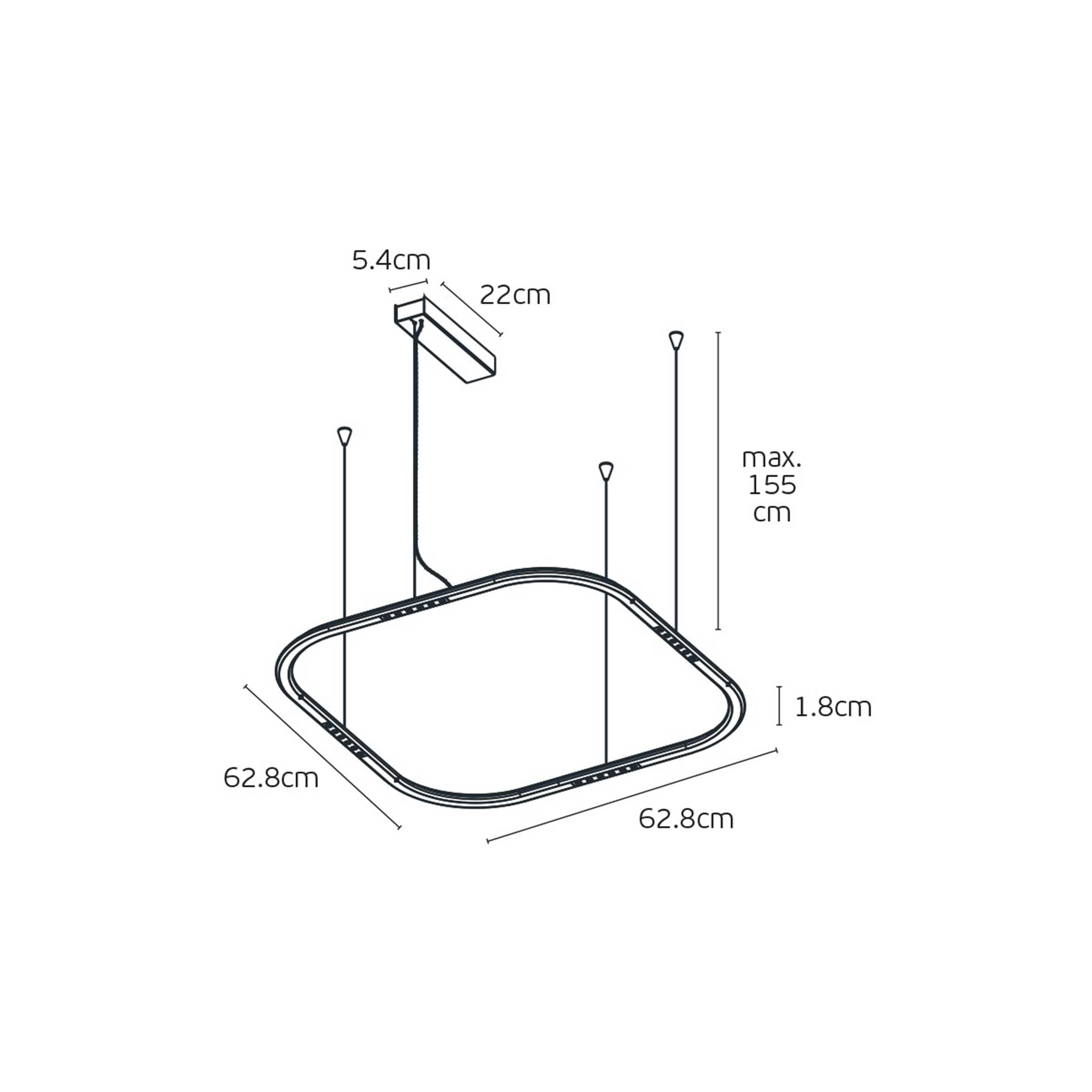 VK Light Core LED viseča svetilka