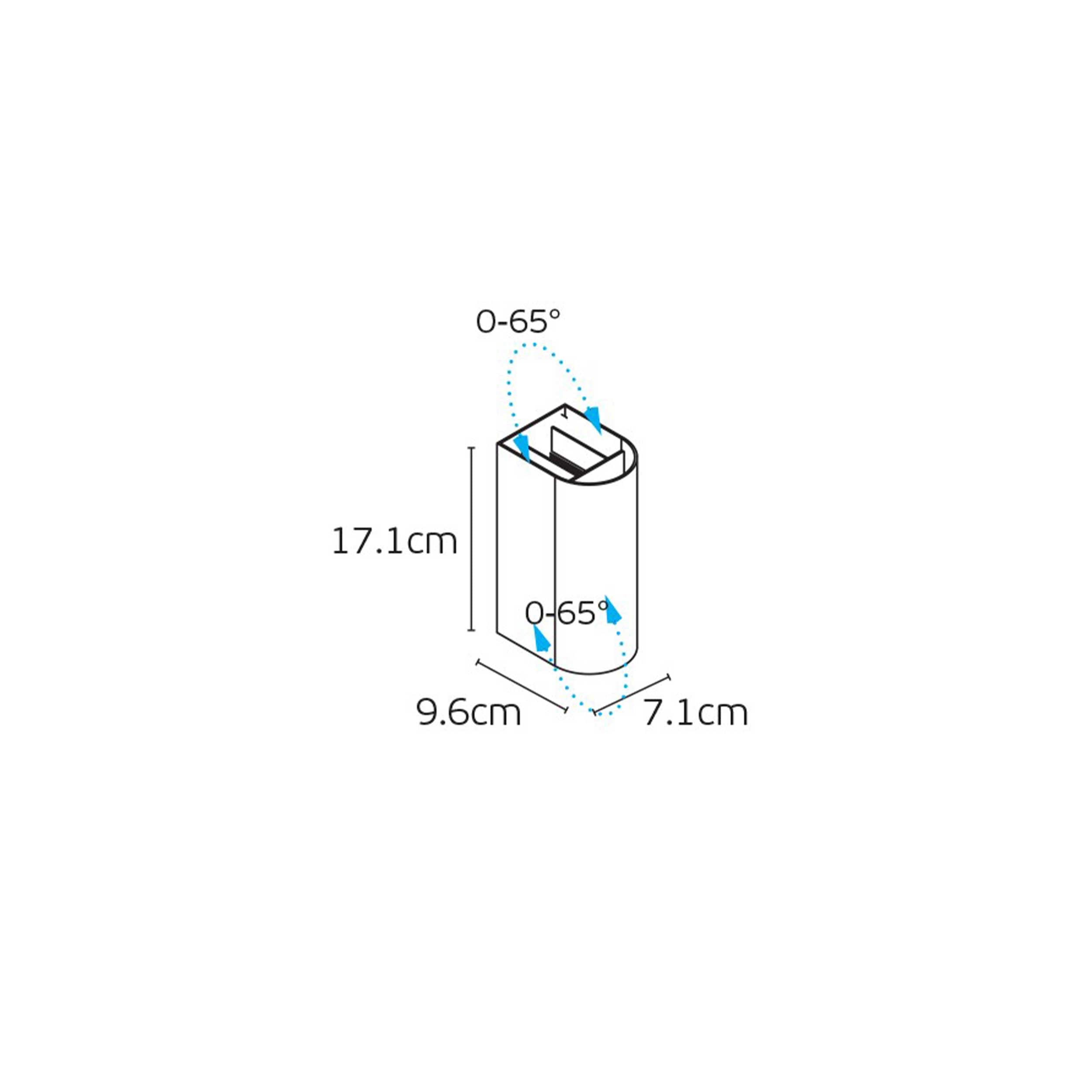 VK Light Tod LED stenska svetilka IP65